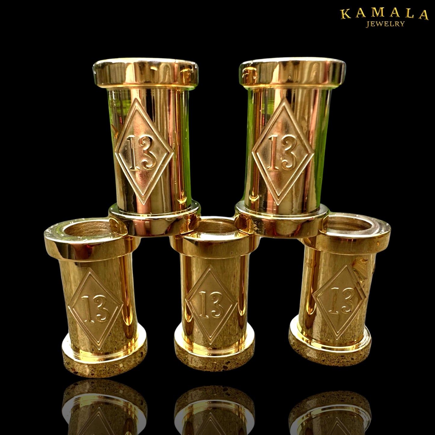 13 Exklusive Leder Halskette - Schwarz & Gold