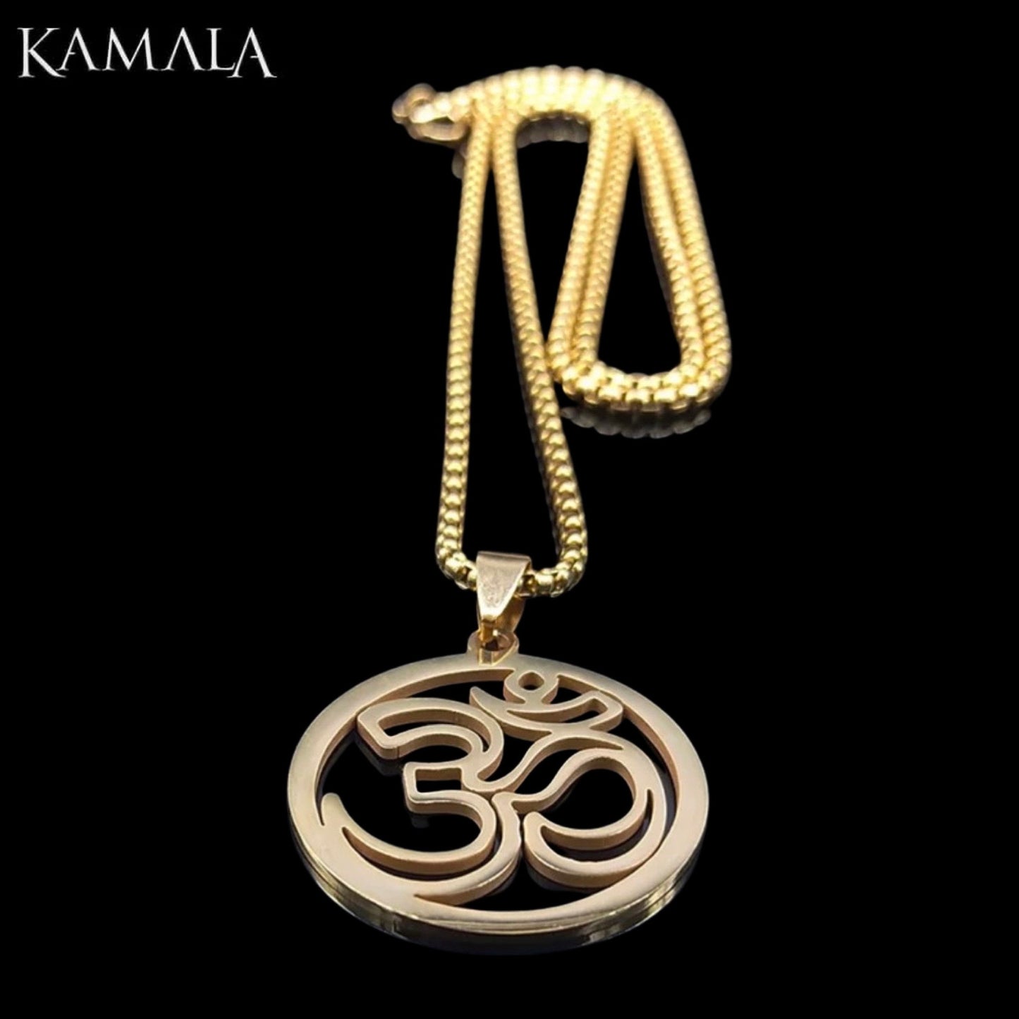 Anhänger mit OM / AUM - Gold