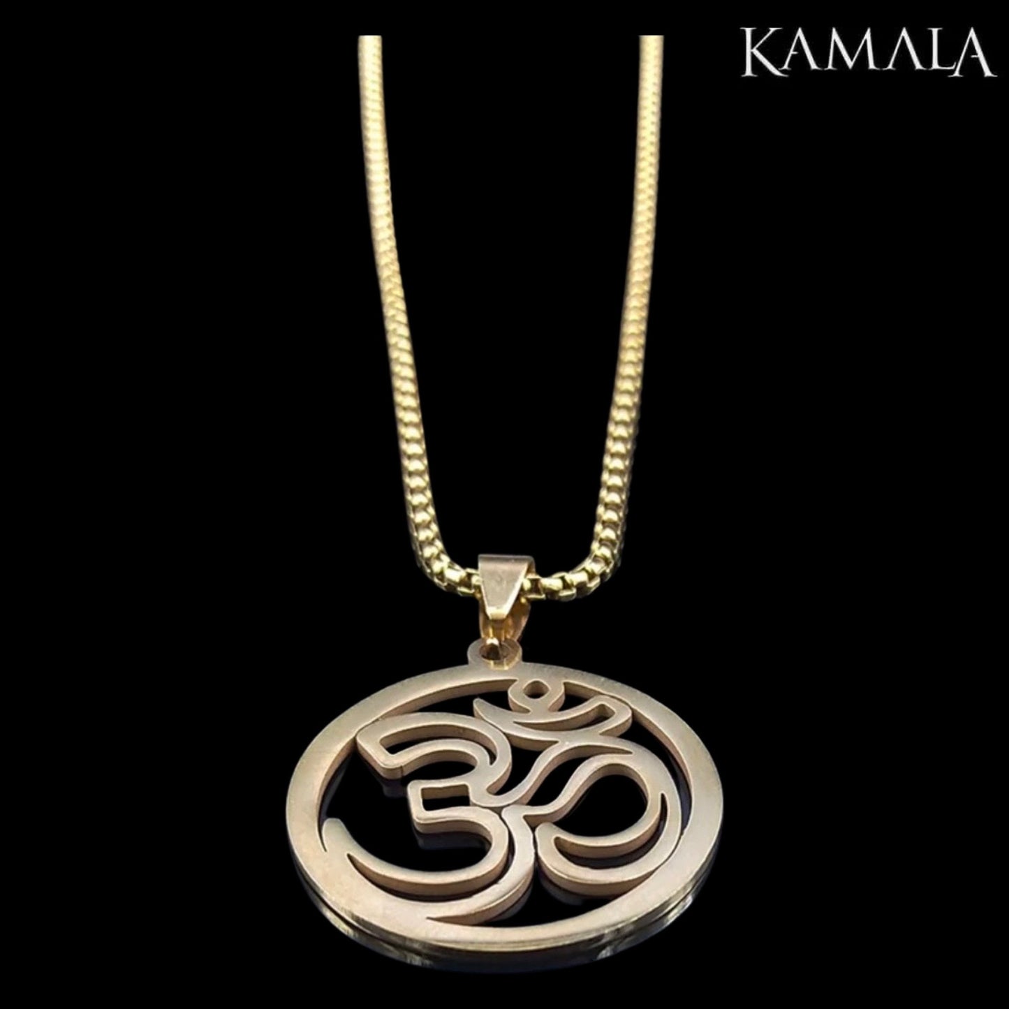 Anhänger mit OM / AUM - Gold