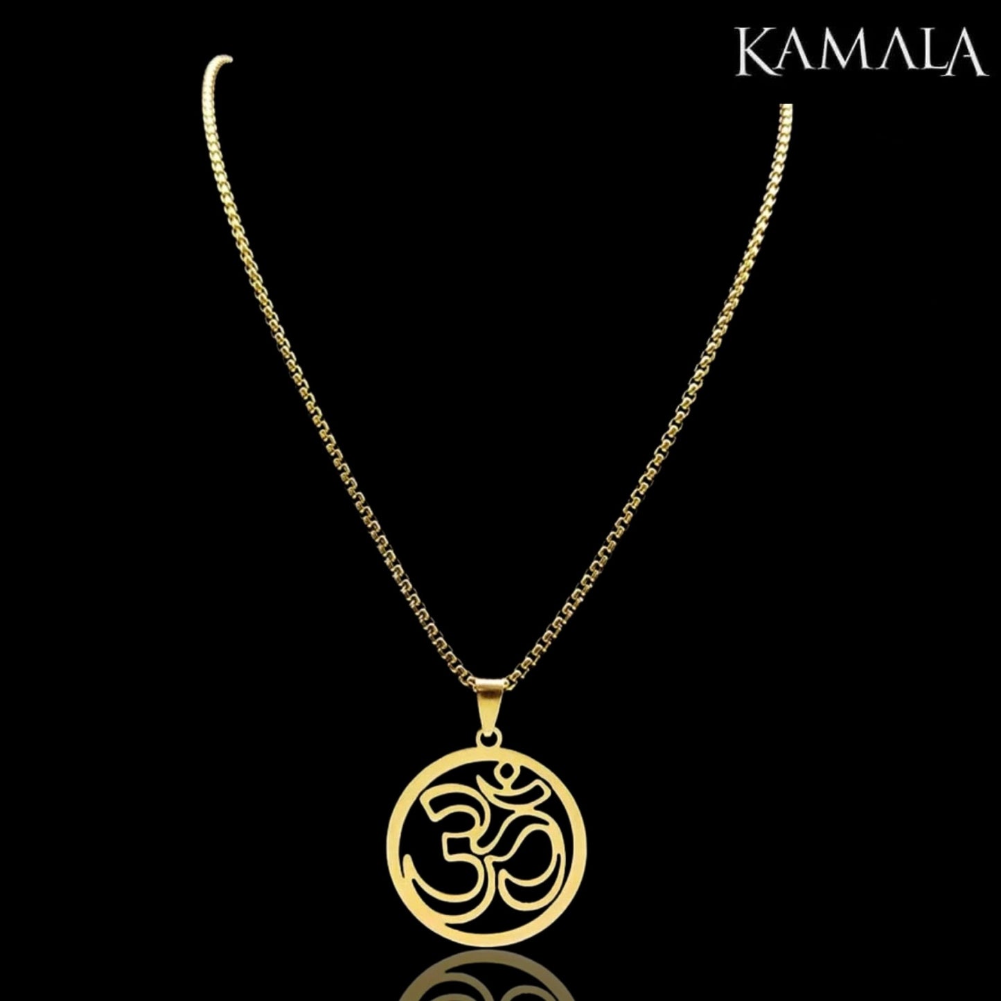 Anhänger mit OM / AUM - Gold