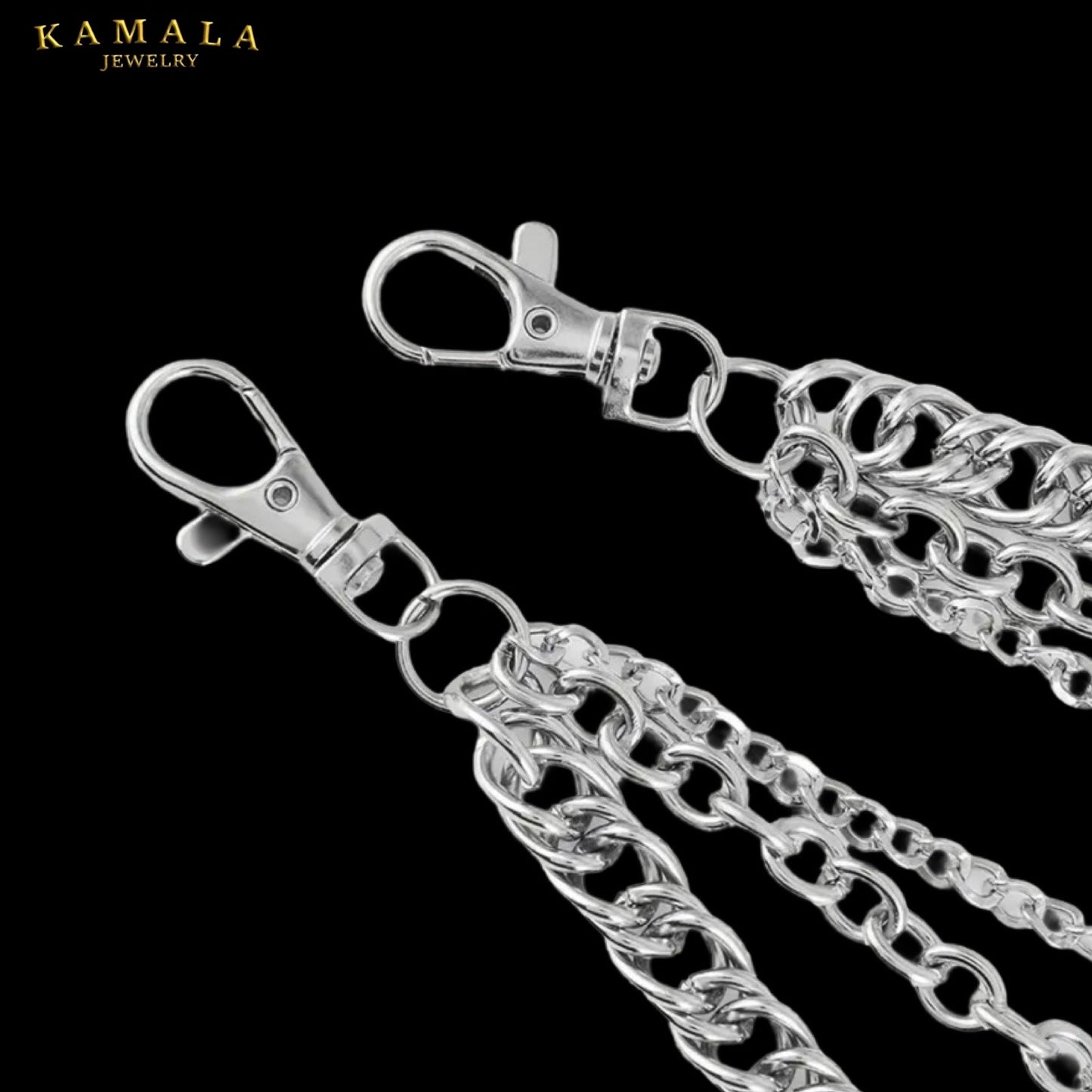 Hosenkette - Edelstahl - 3-Teilig