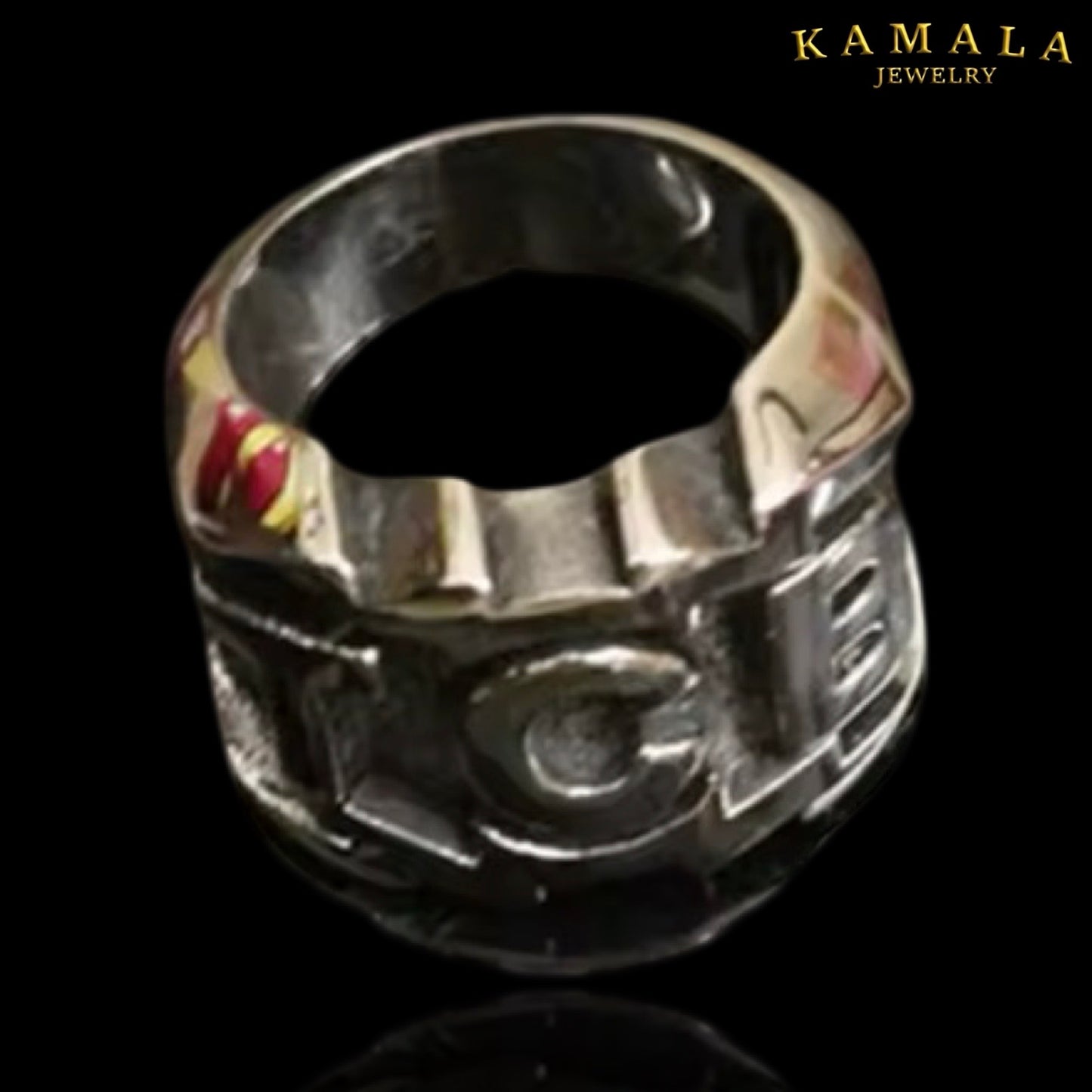 Fingerring mit TCB Logo - Edelstahl