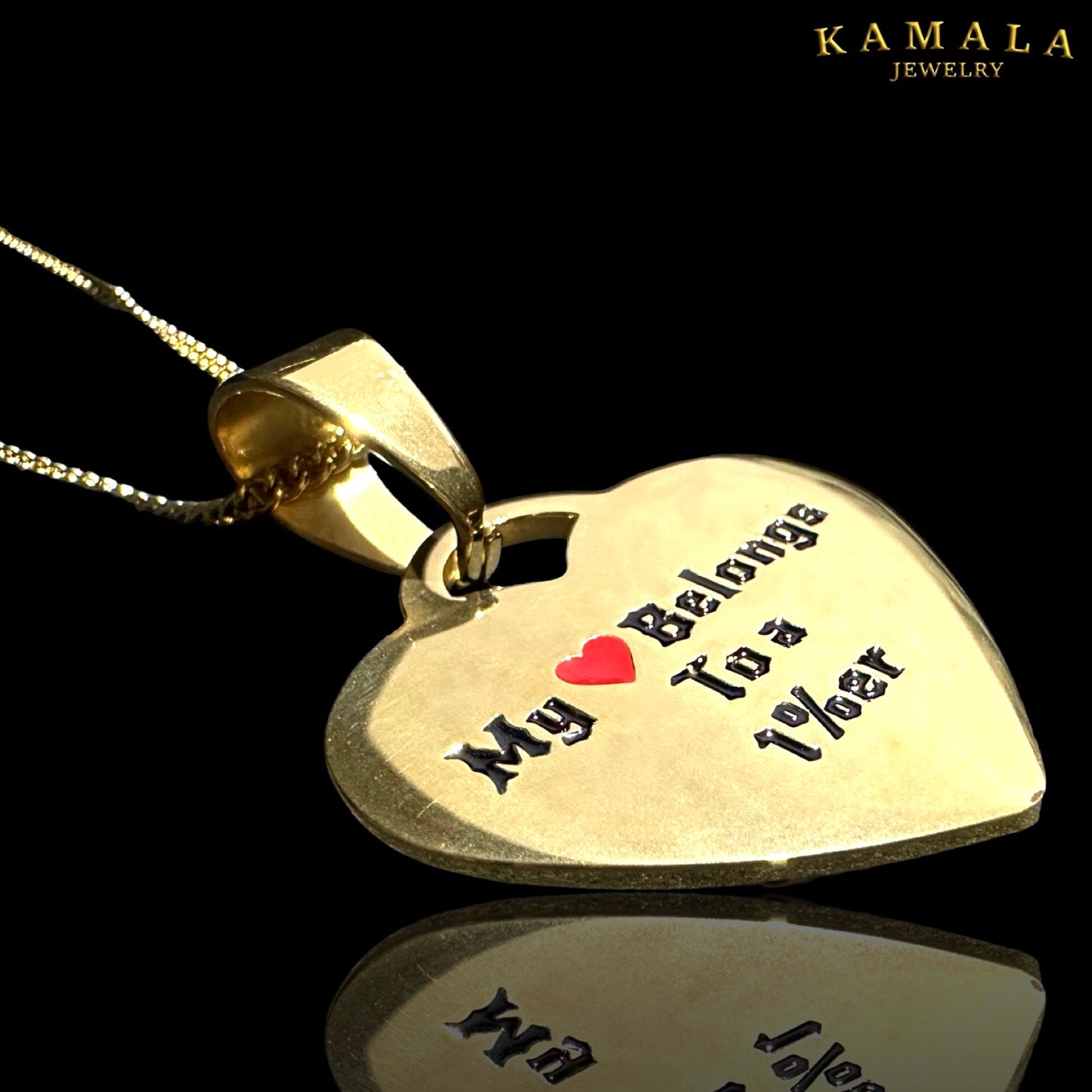 Herz Halskette - My Heart Belongs to a 1%er