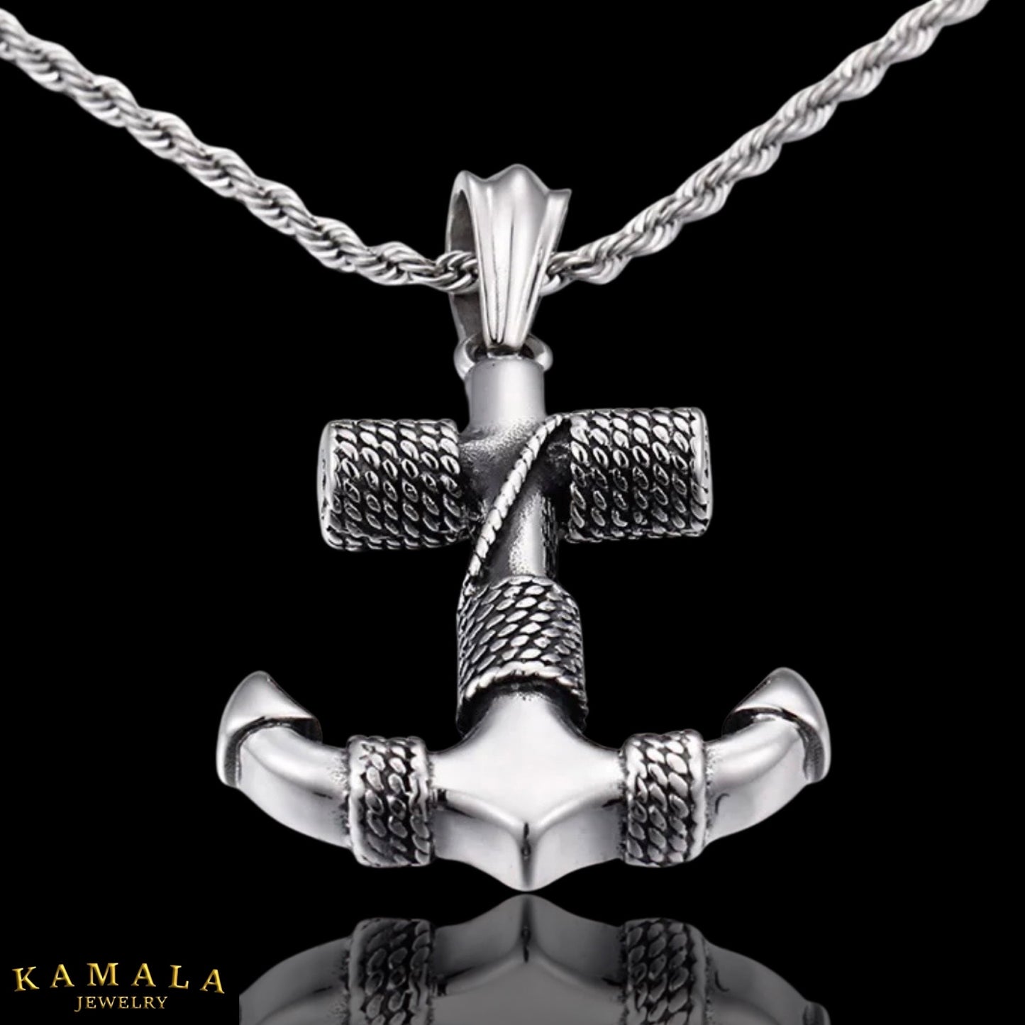 Anker Anhänger - Edelstahl