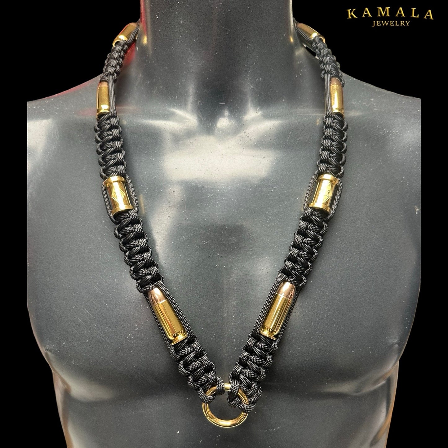 Halskette - Madmax mit Bullets & 13 - Gold