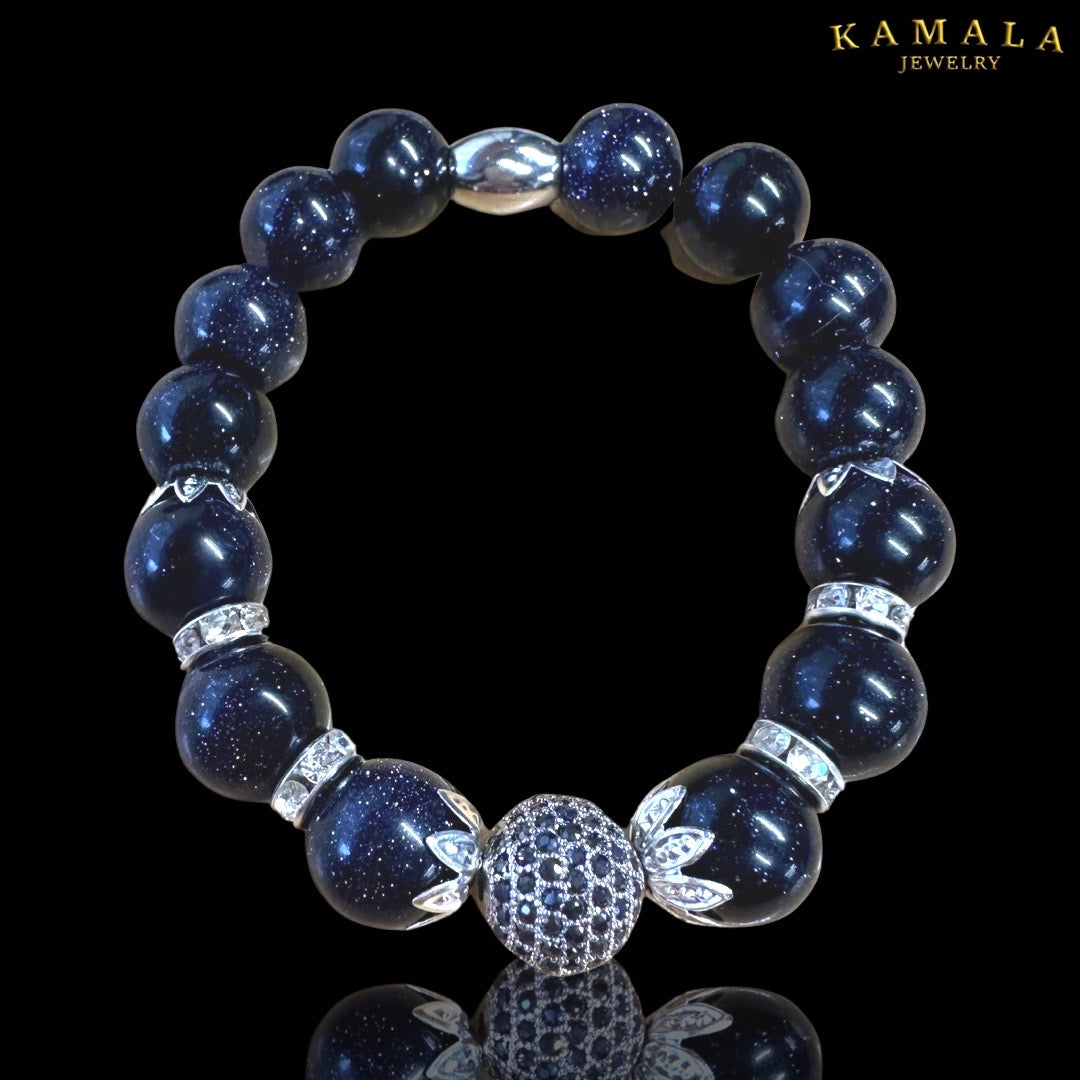Omerta Armband - Silver Onyx mit Silber