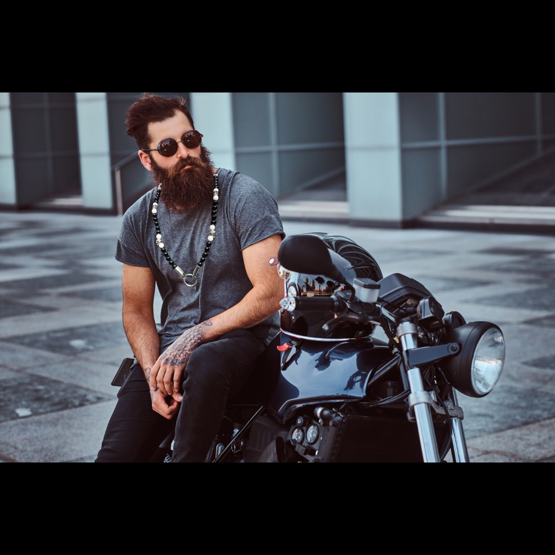 Omerta Halskette - Schwarzer Onyx