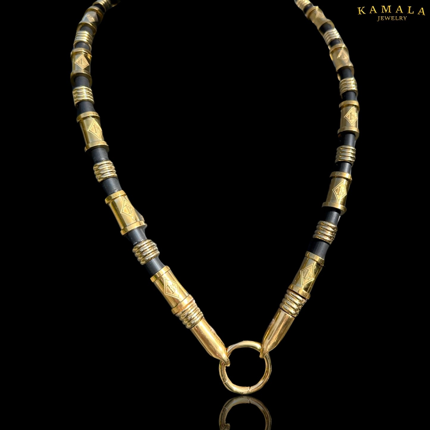 Exklusive Luxus 1%er Halskette - Mit 14-20 Hülsen - Gold