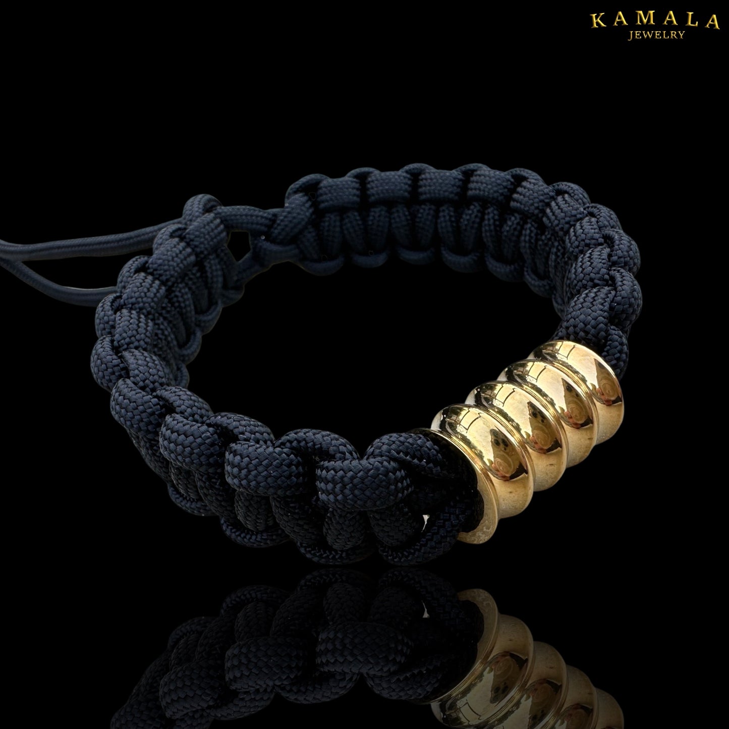 Madmax Armband - Schwarz mit Gold