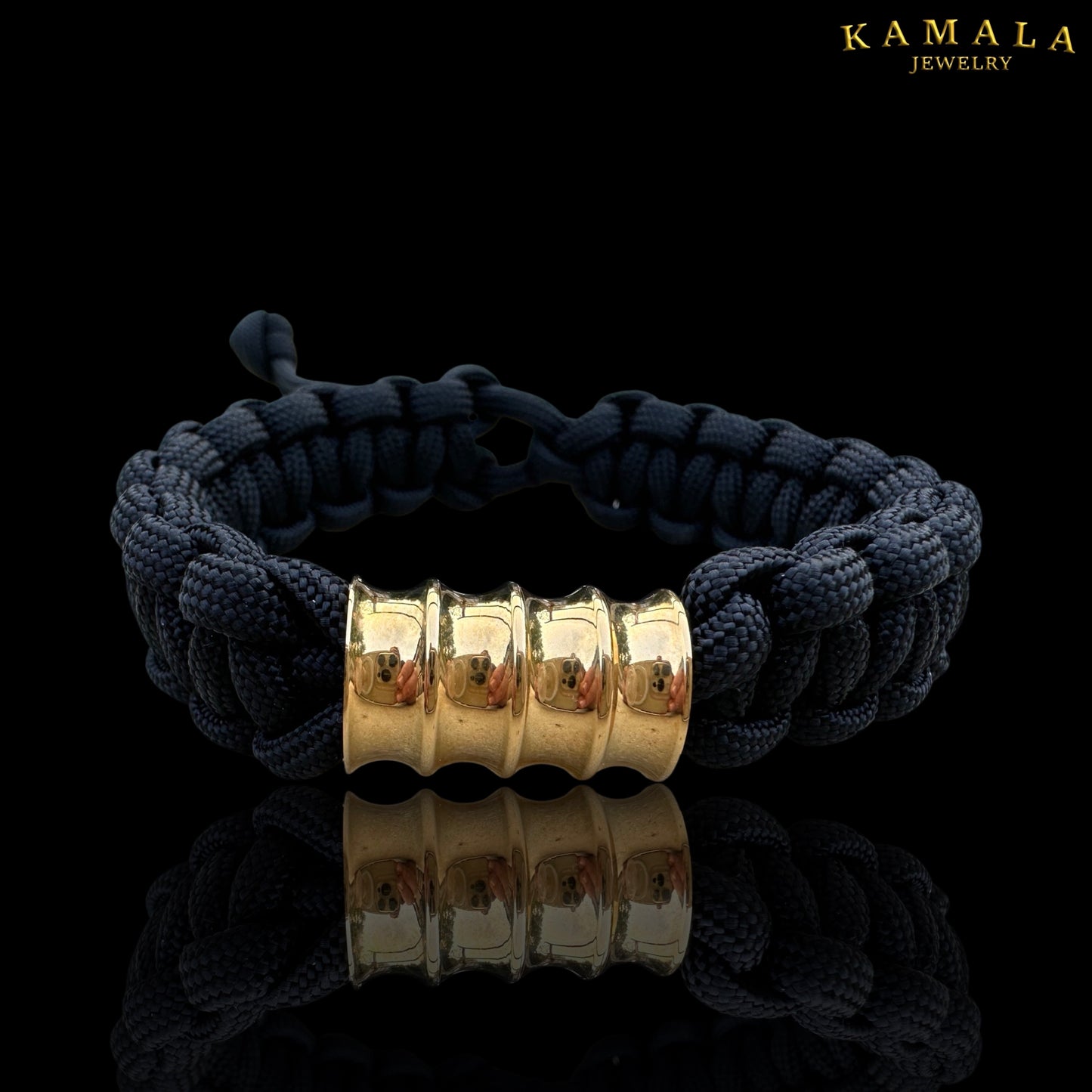 Madmax Armband - Schwarz mit Gold