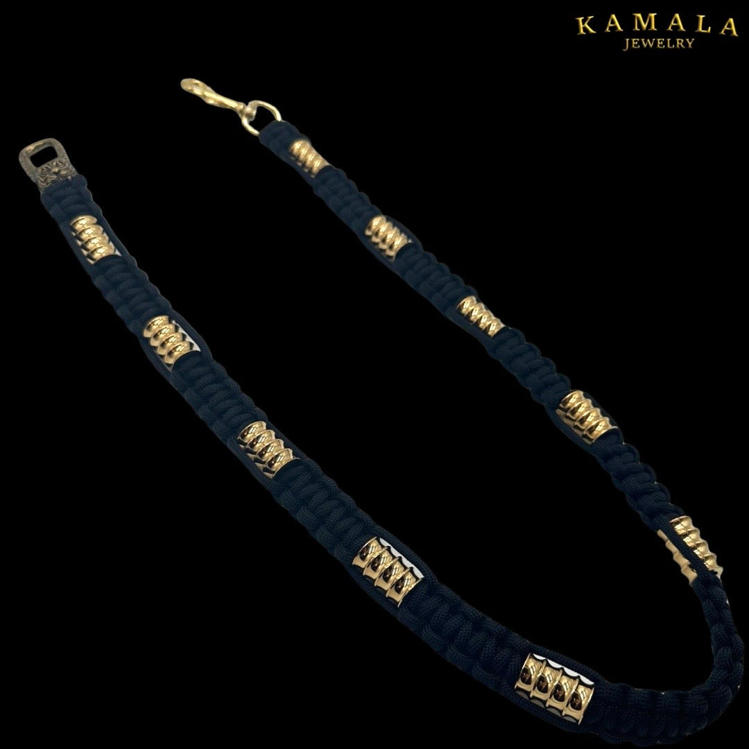 Hosenkette - Madmax - Schwarz mit Gold