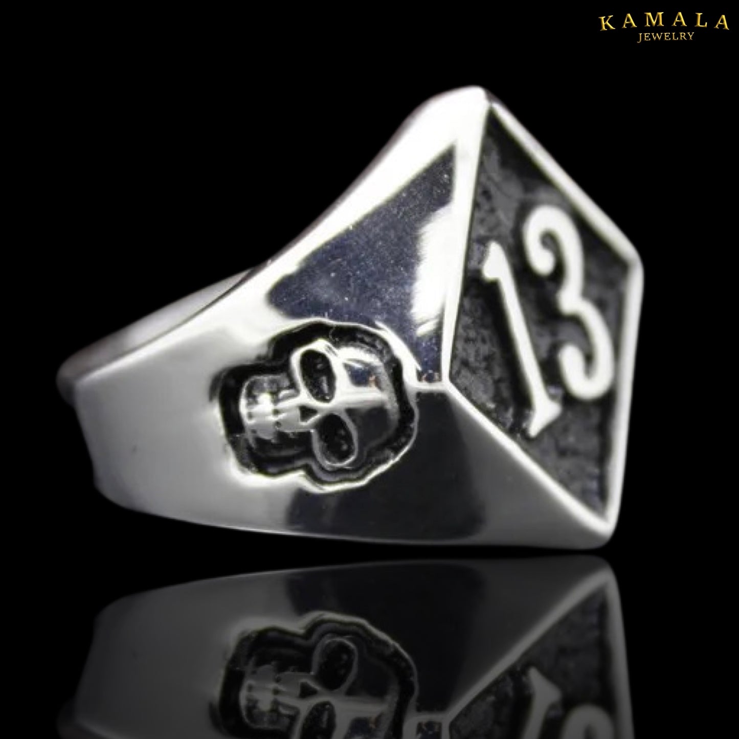 Fingerring mit 13 - Silber