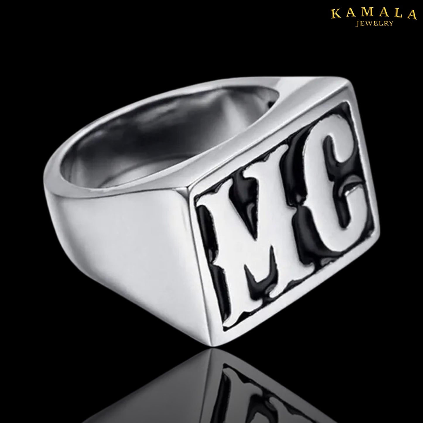 Fingerring mit MC - Silber
