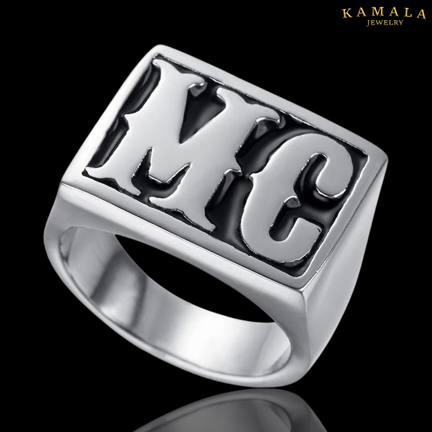 Fingerring mit MC - Silber