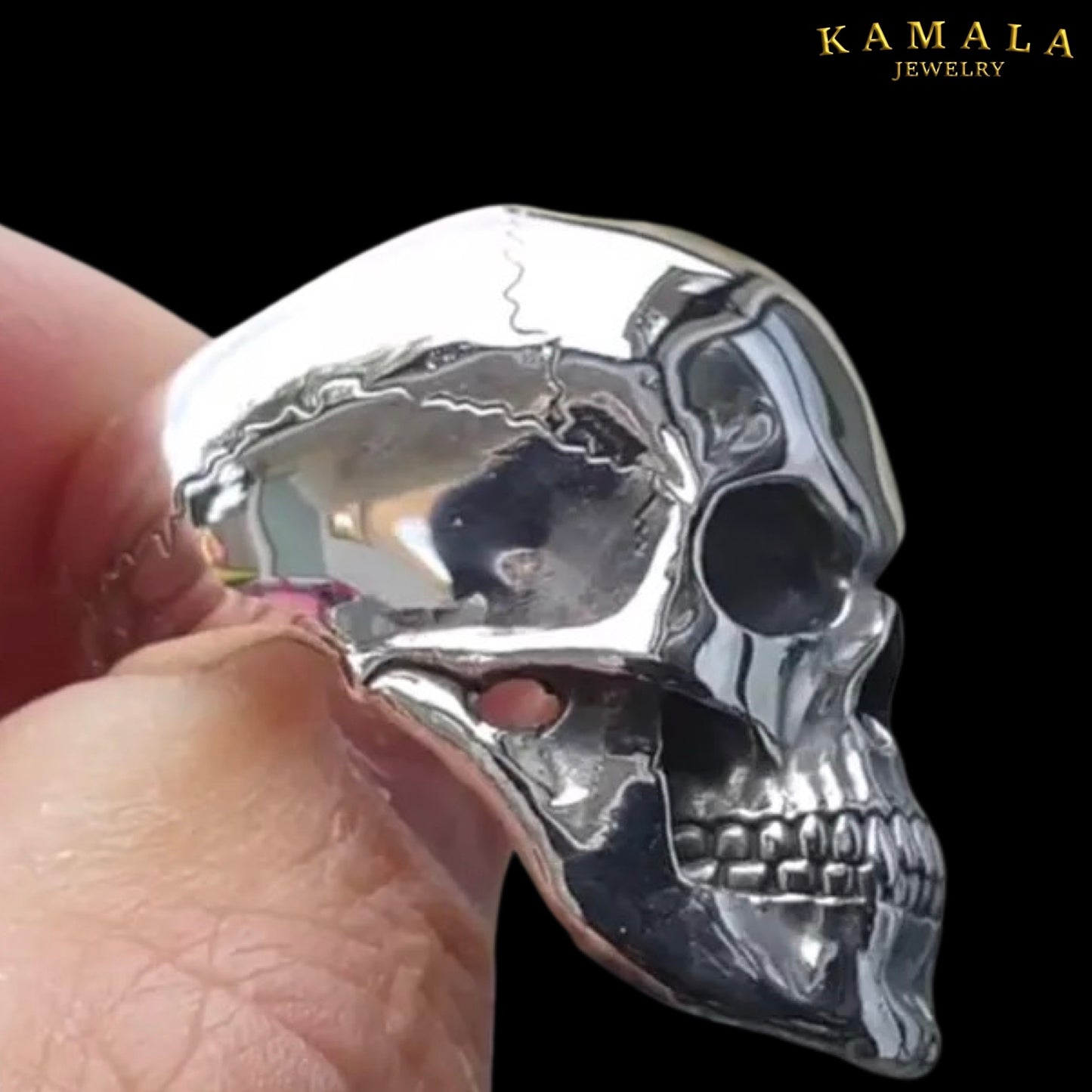 Fingerring - Skull - Edelstahl