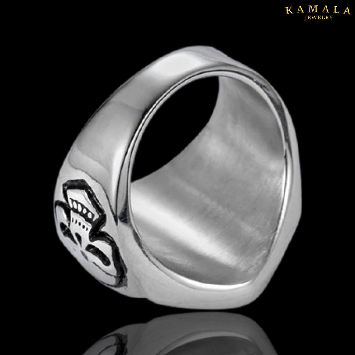 1%er Fingerring - Edelstahl