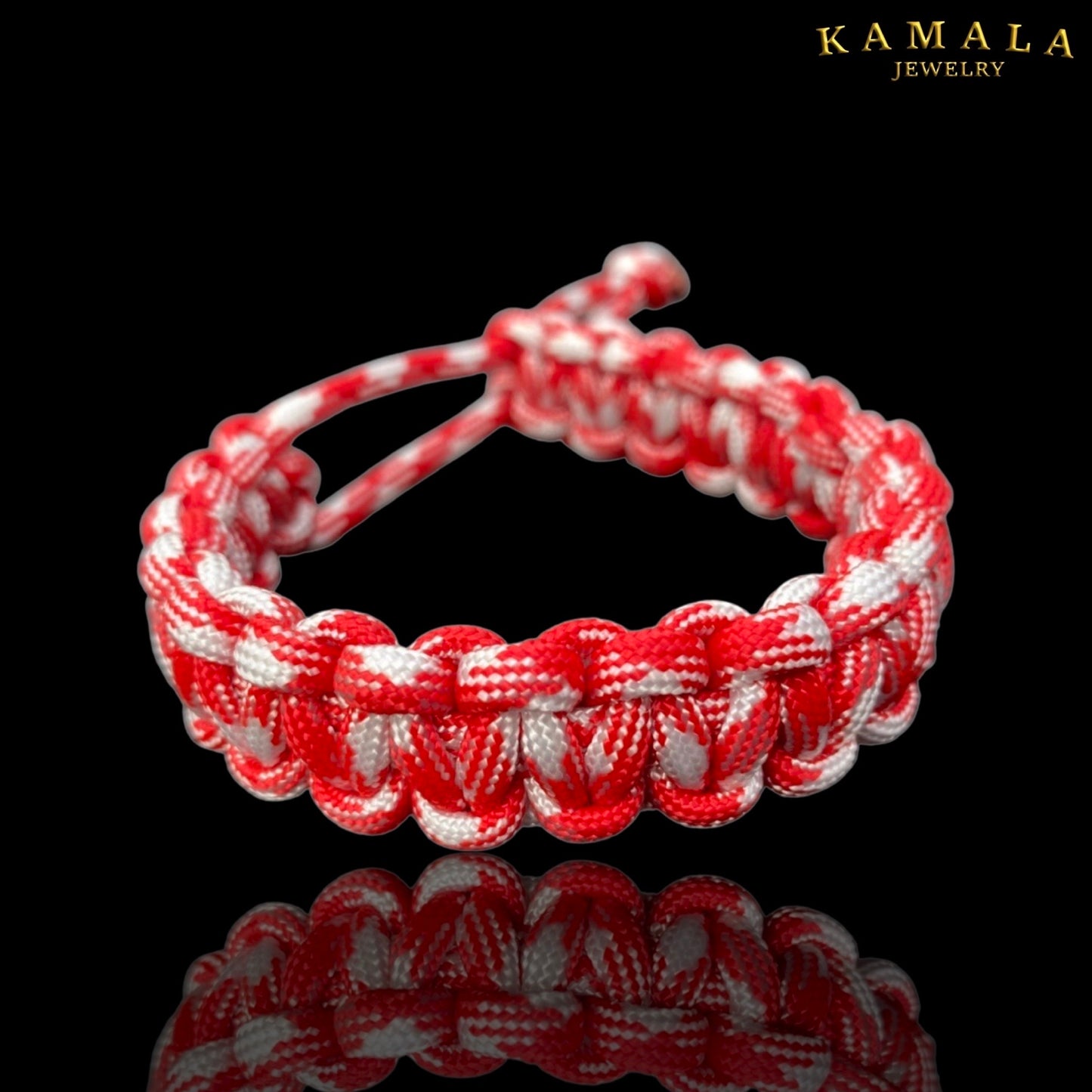 Madmax Klub Armband - Rot & Weiss