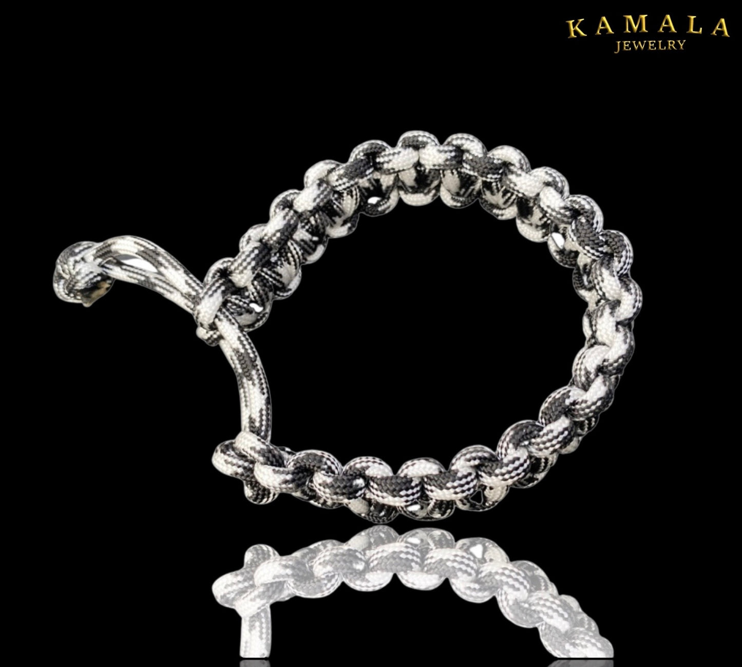 Madmax Klub Armband - Schwarz & Weiss