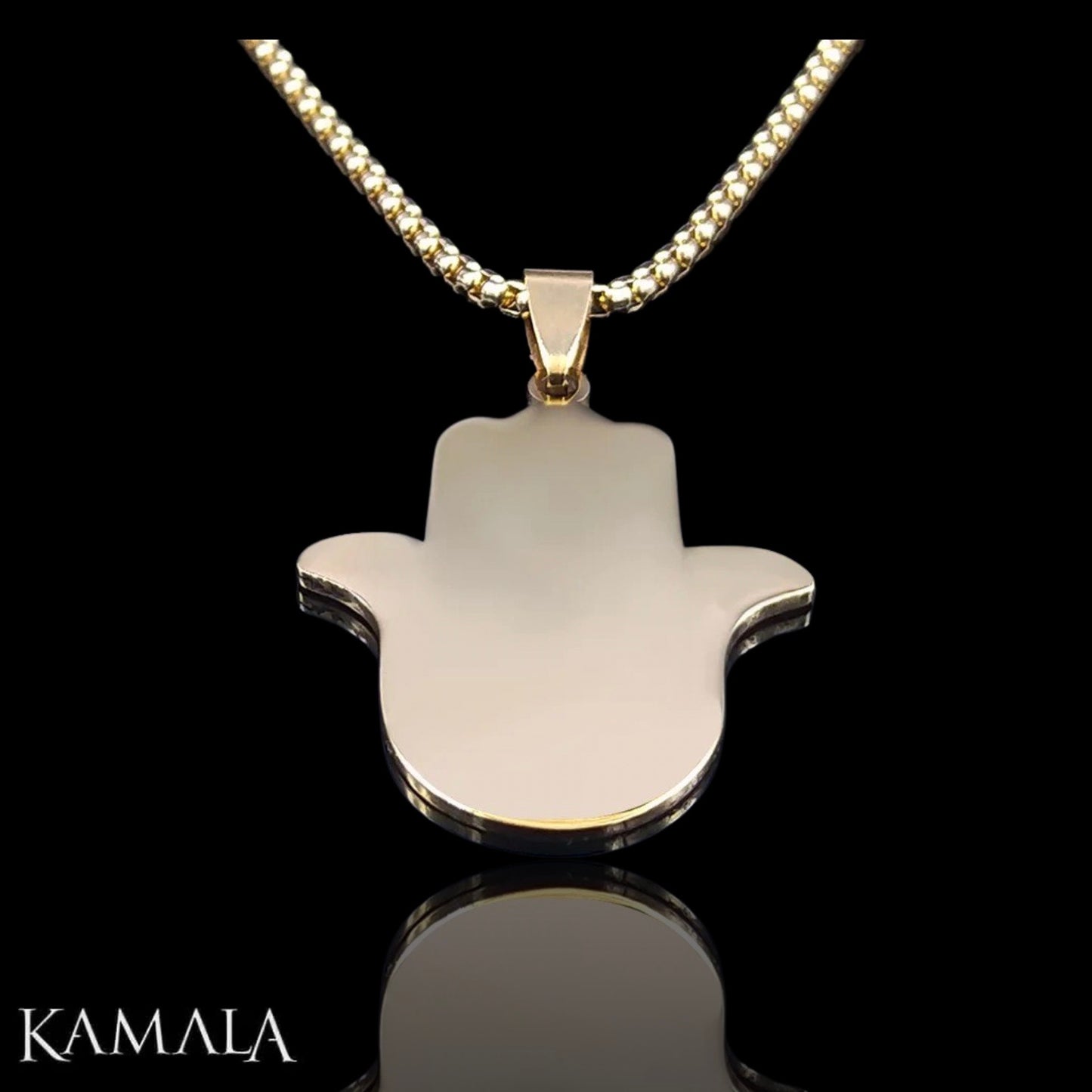 Halskette mit Buddhas Hand - Gold