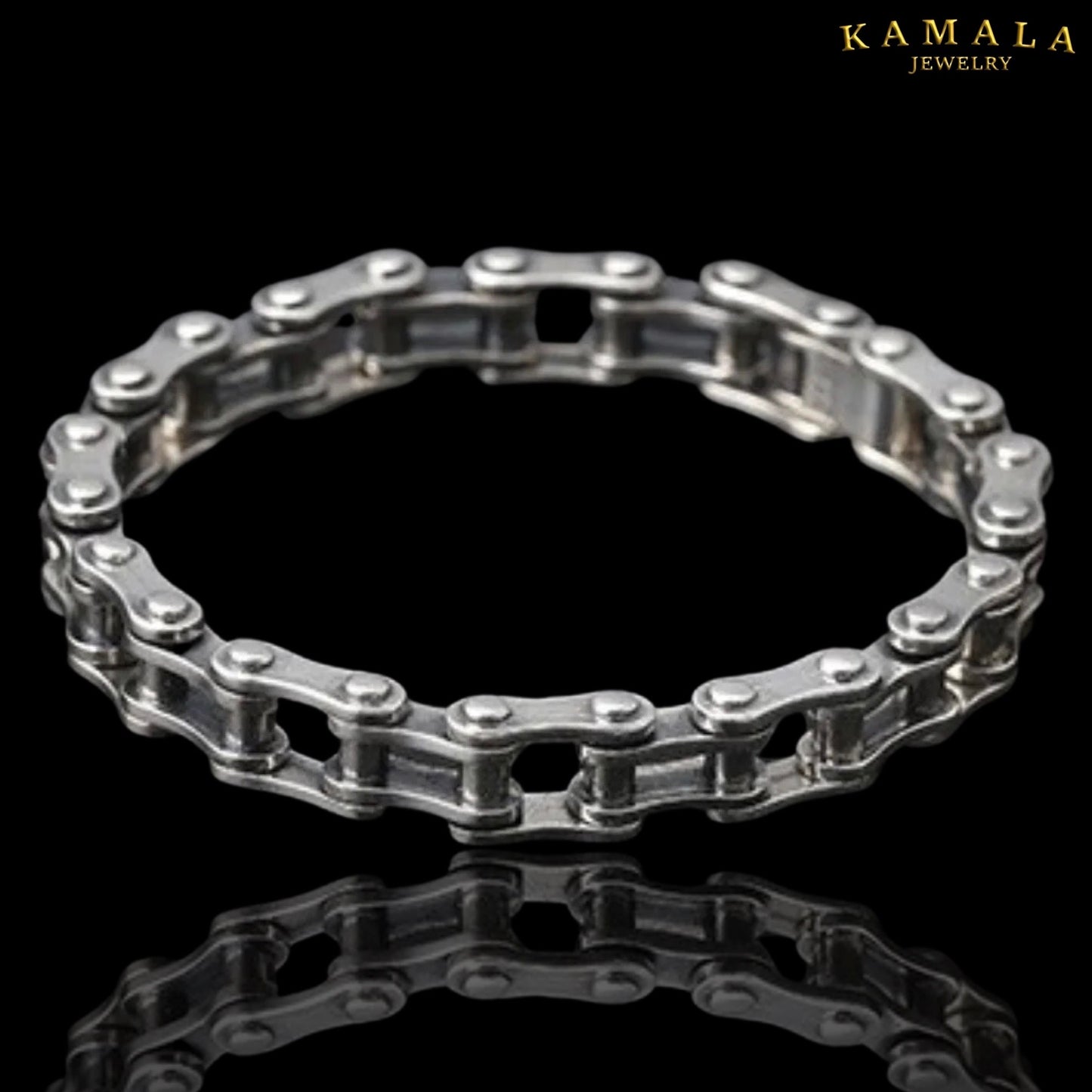 Motorradkette Armband - Edelstahl