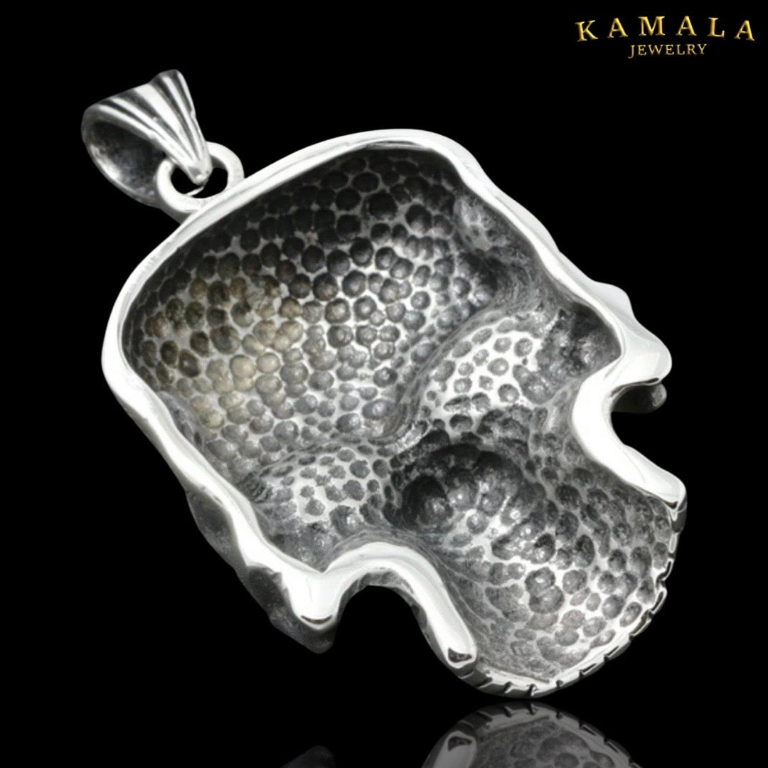 Large Totenkopf Anhänger - Edelstahl