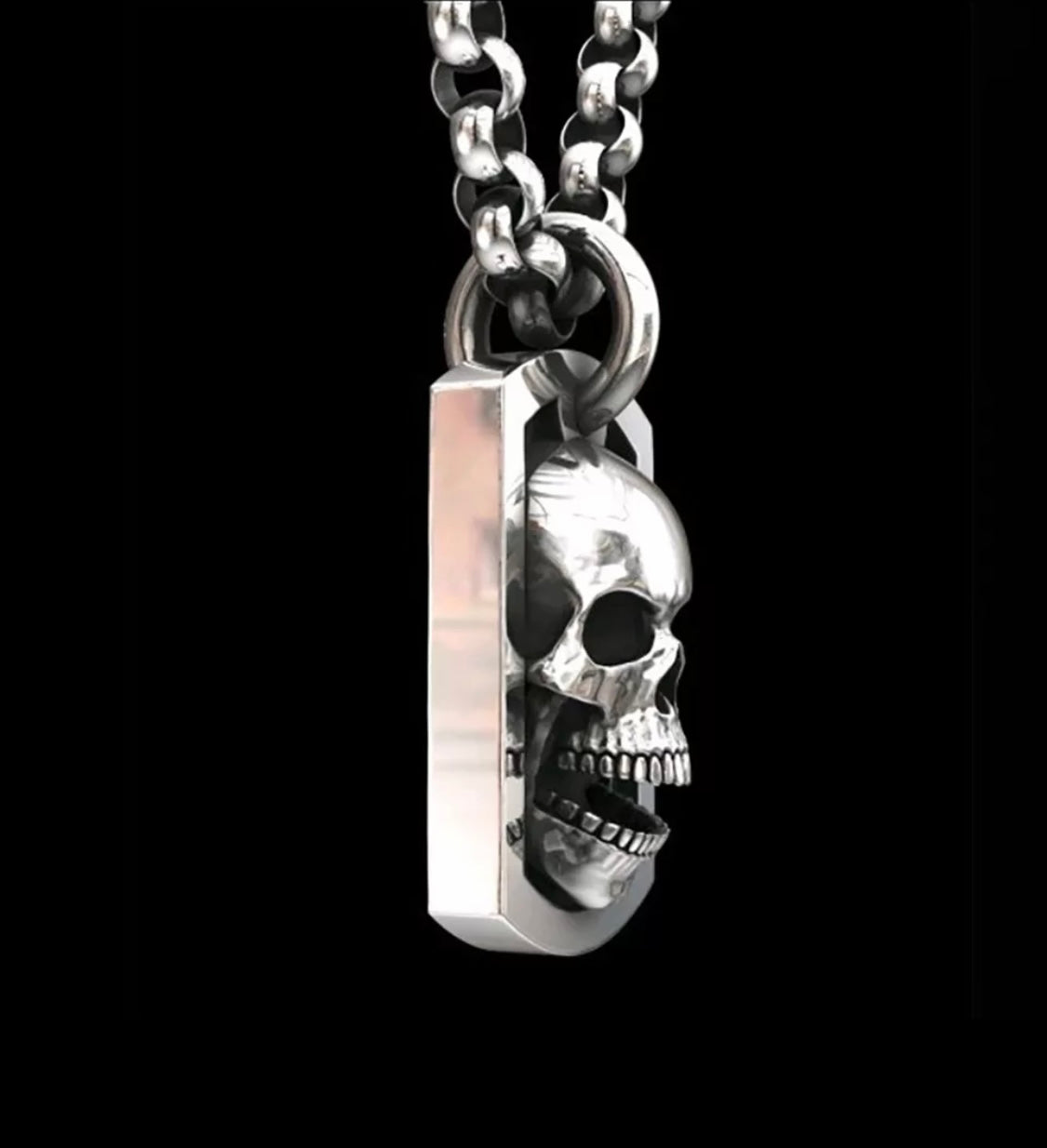 Skull Halskette - Edelstahl