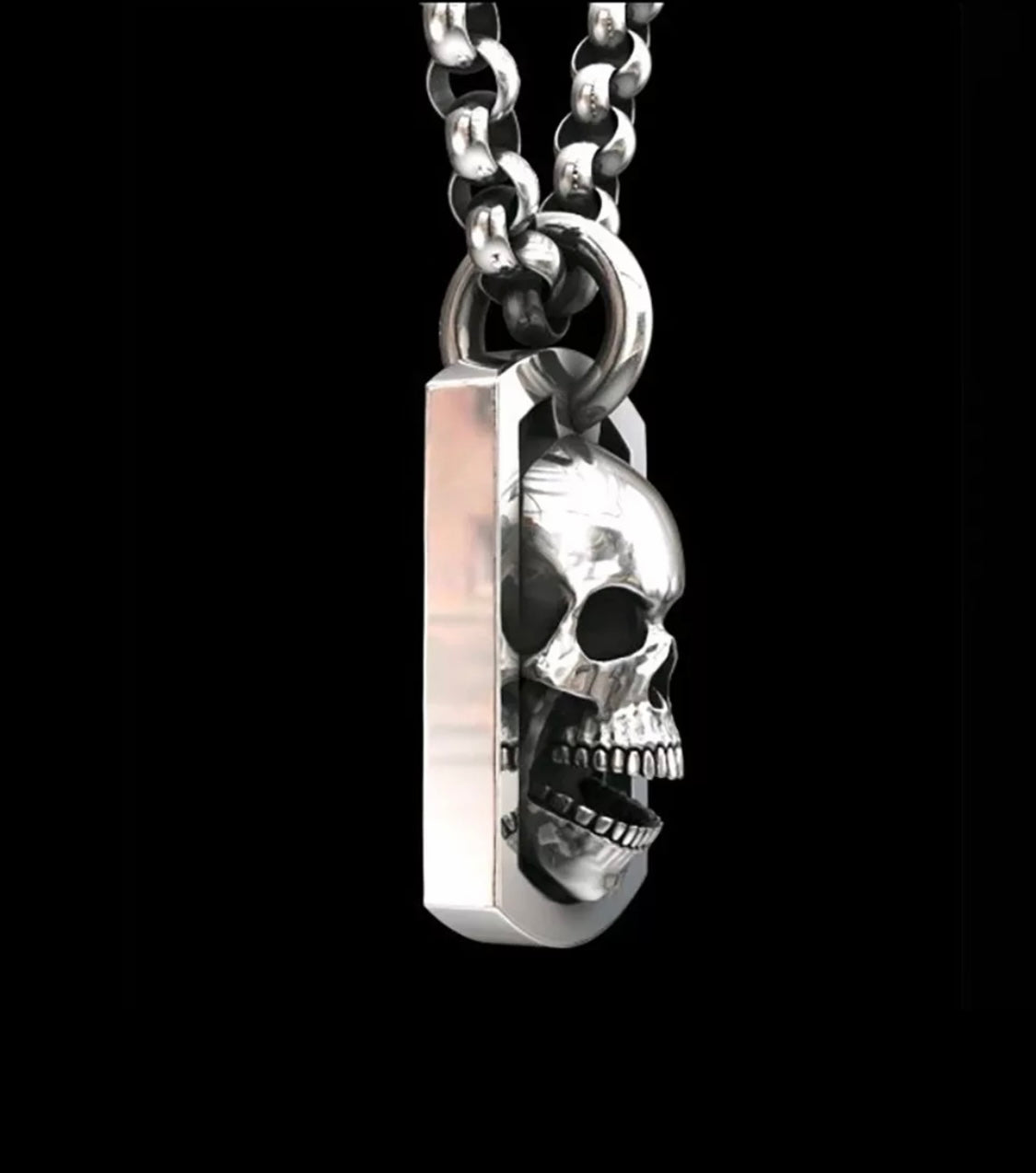 Skull Halskette - Edelstahl