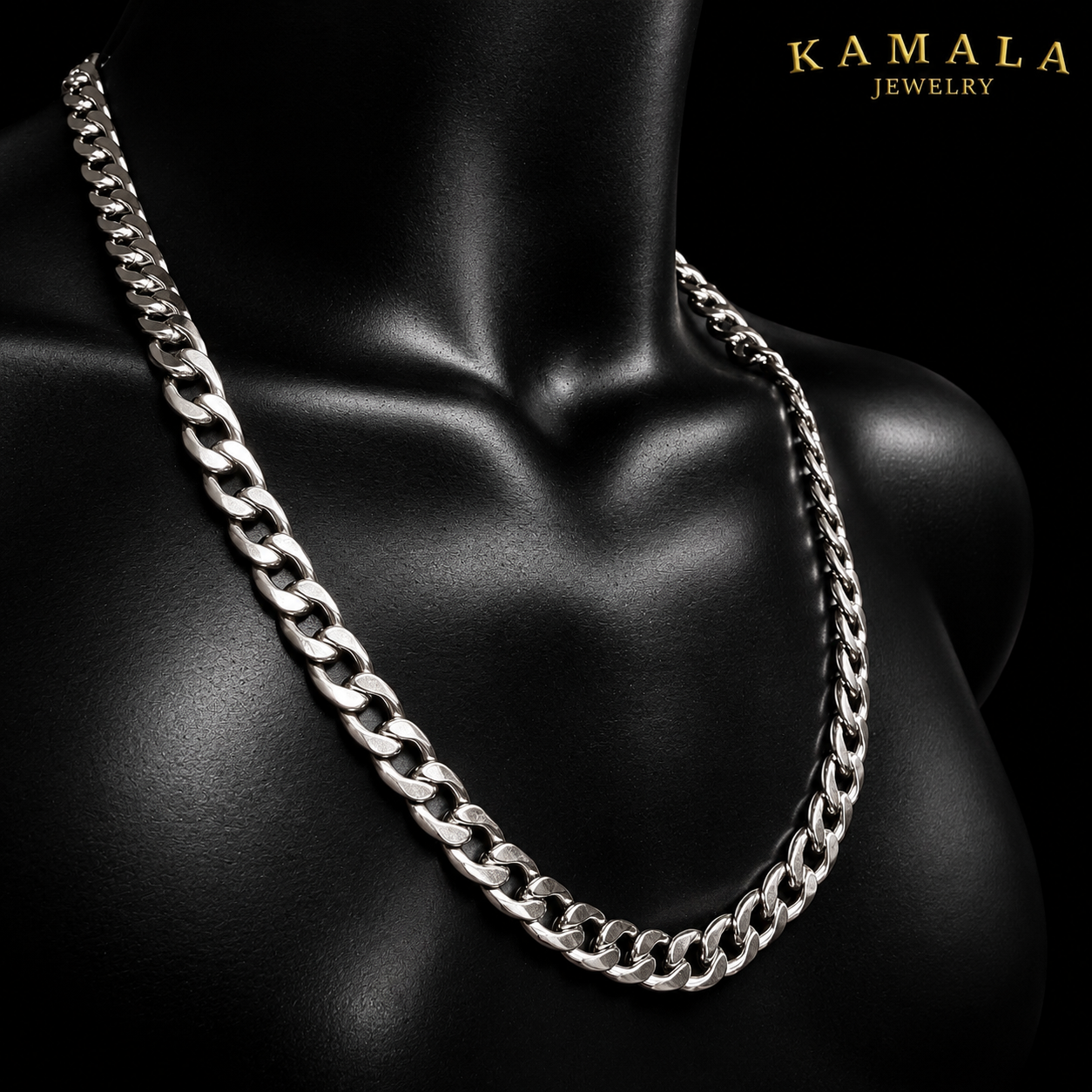 Premium Cuban Chain – Silber | 10 mm