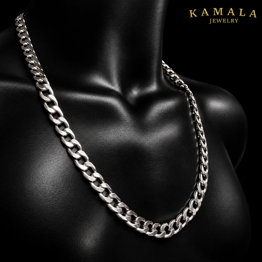Premium Cuban Chain – Silber | 10 mm
