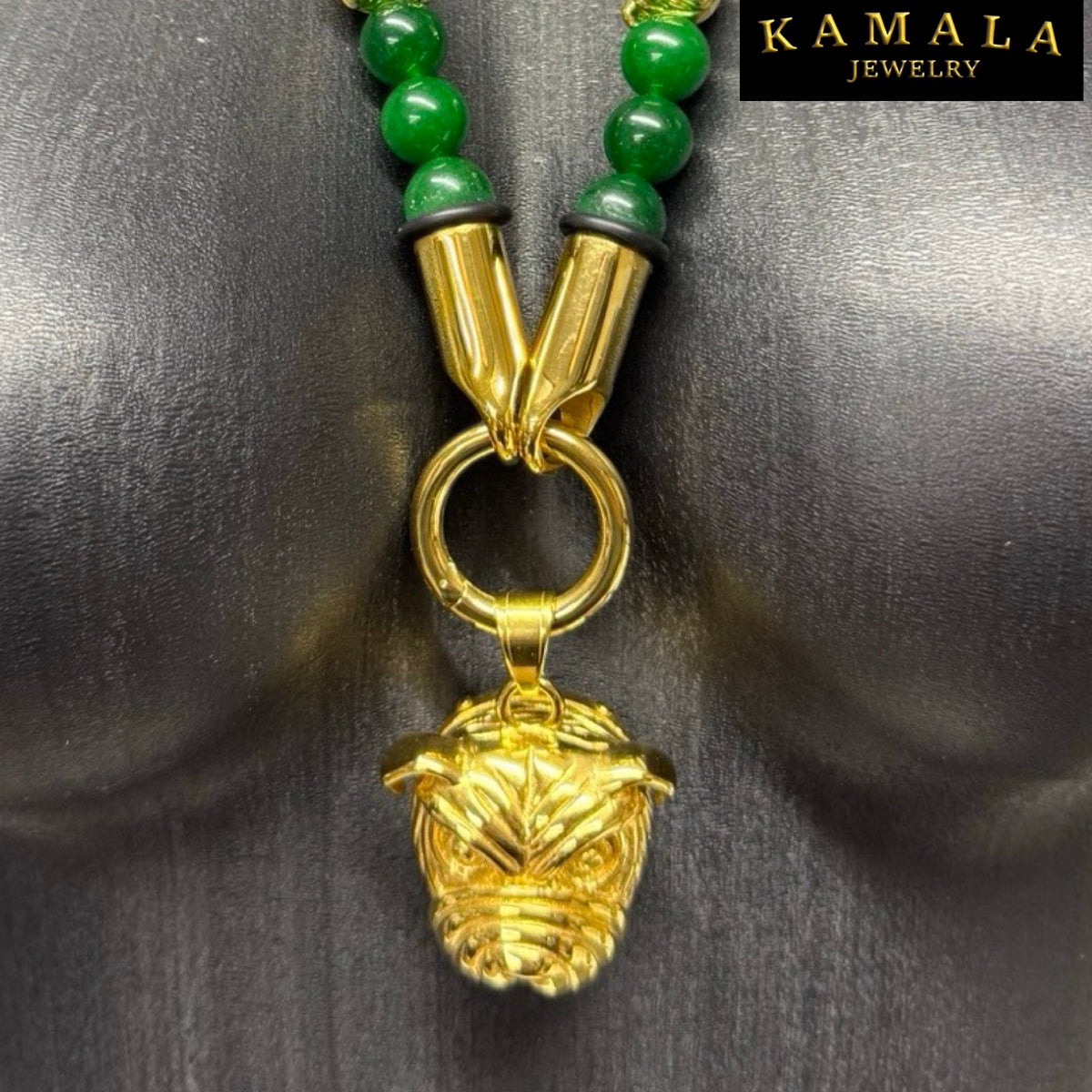 Bulldogge Anhänger – Gold | ca. 4 cm