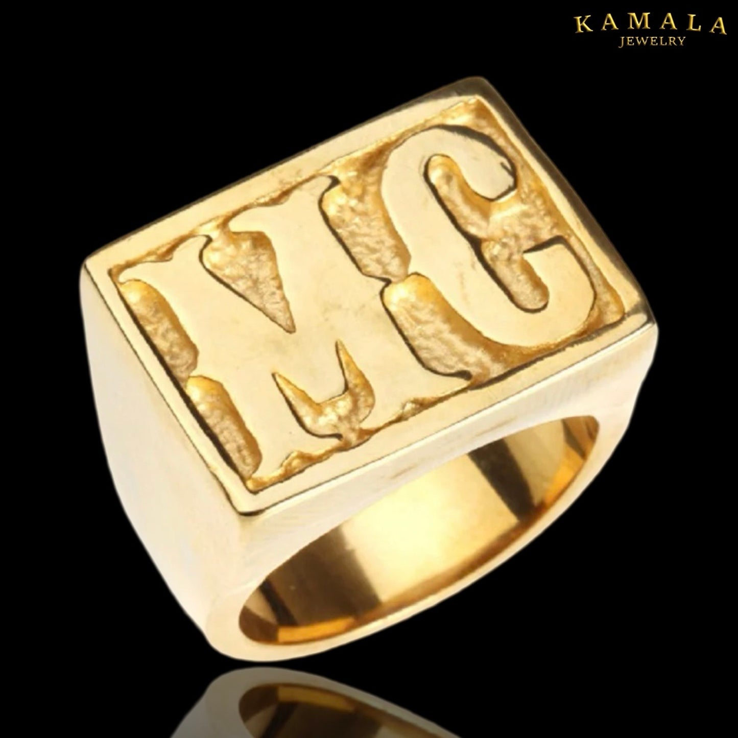 Fingerring mit MC - Gold