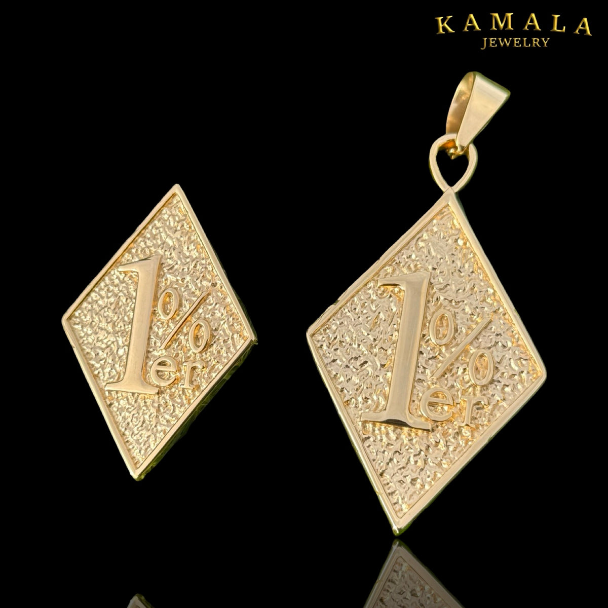 1%er Premium-Set – Anhänger & Pin