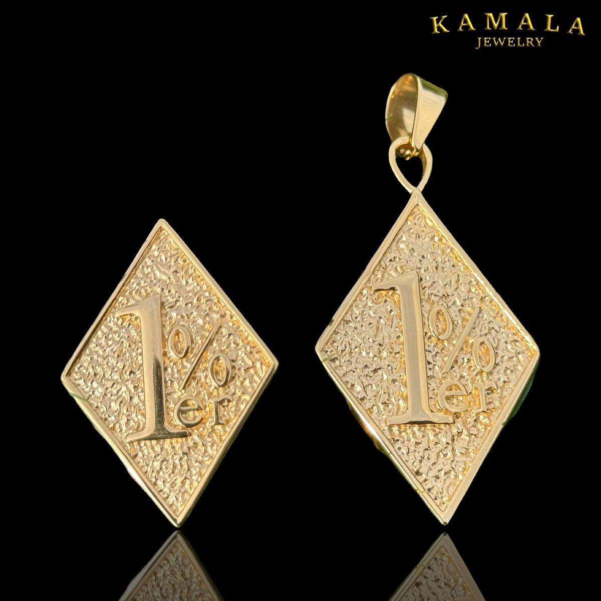 1%er Premium-Set – Anhänger & Pin