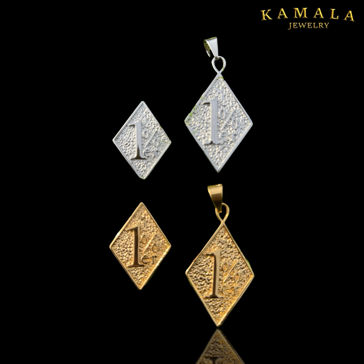 1%er Premium-Set – Anhänger & Pin