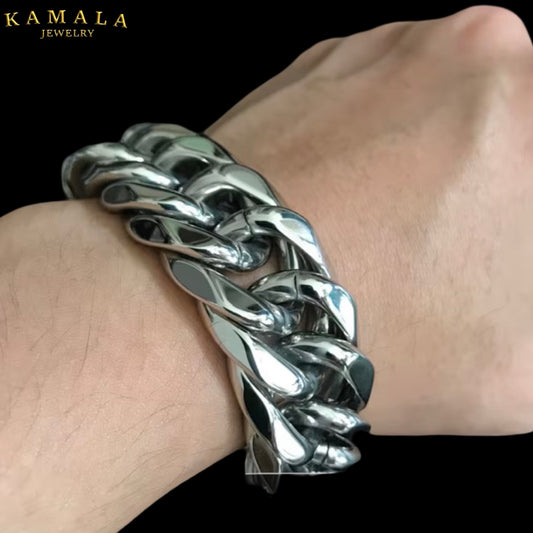 Ultra XXL Panzerarmband – Massiver Edelstahl