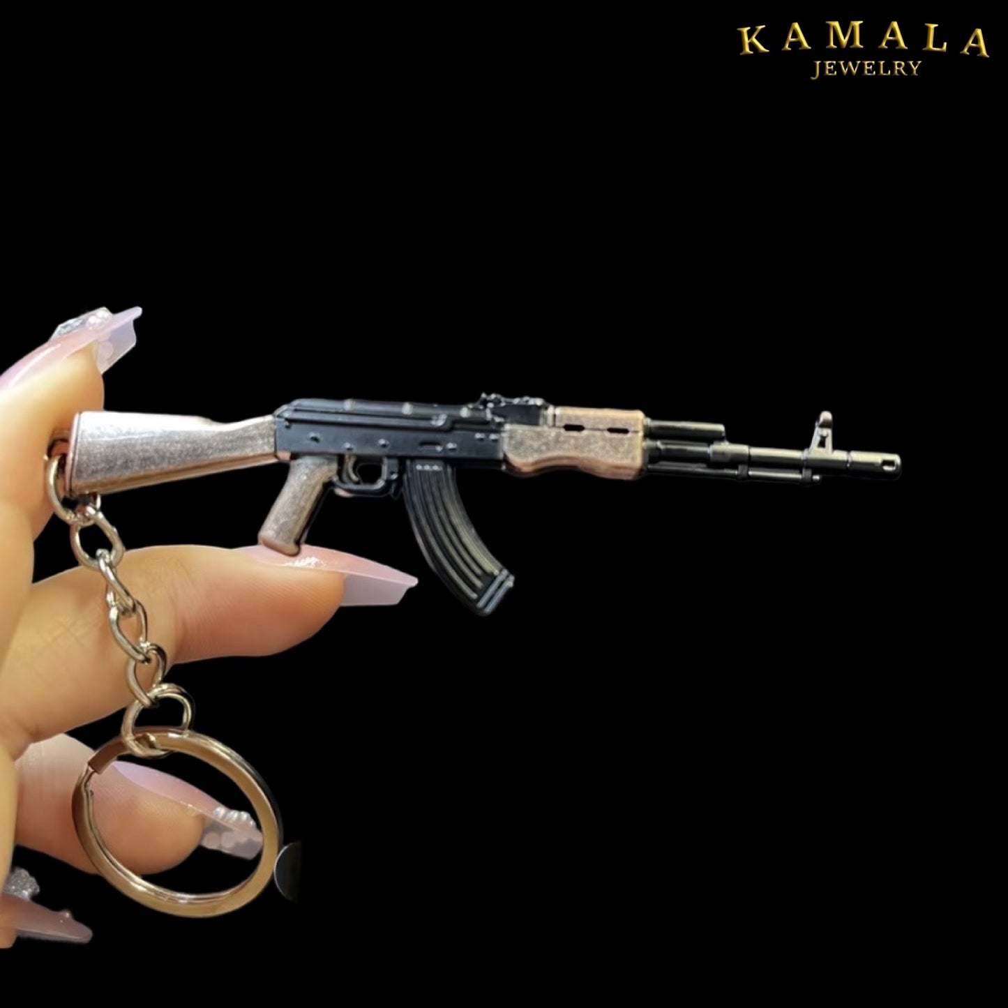AK47 Style Schlüsselanhänger – Edelstahl