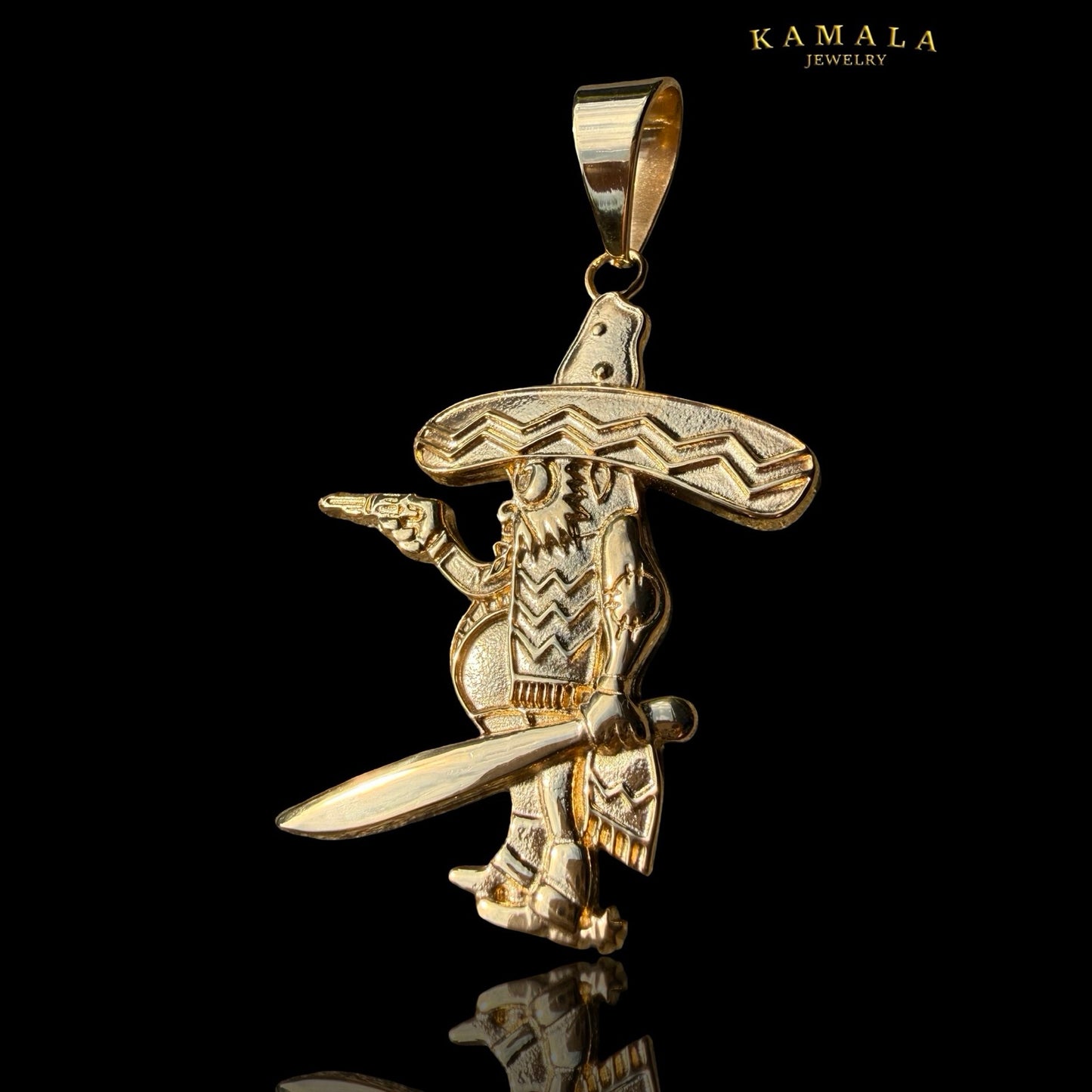 Bandidos FM Signature Anhänger – 6 cm Gold | Members Only