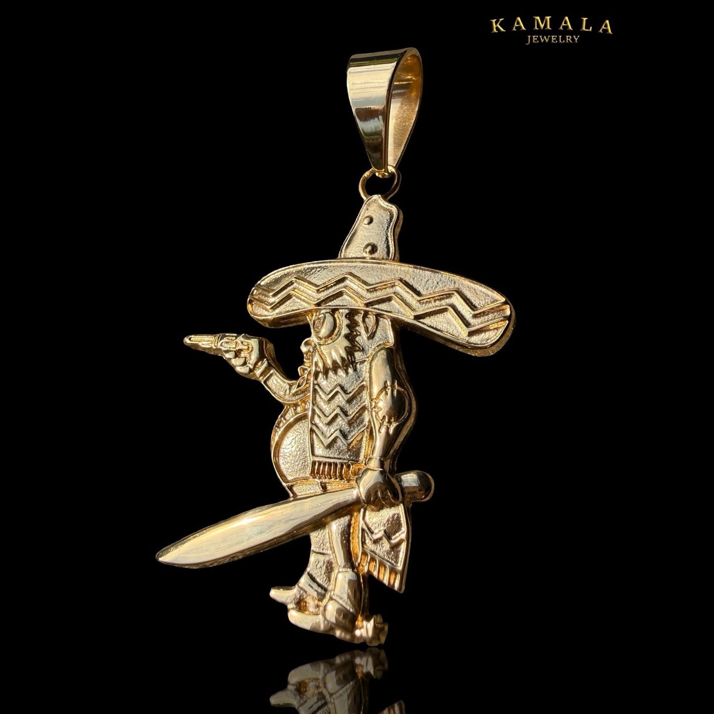 Bandidos FM Signature Anhänger – 6 cm Gold | Members Only