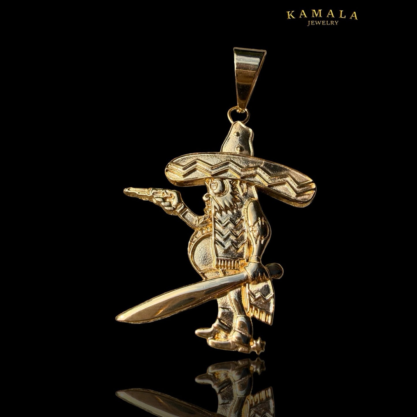Bandidos FM Signature Anhänger – 6 cm Gold | Members Only