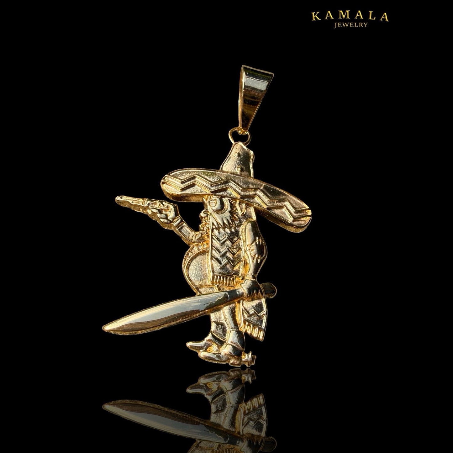 Bandidos FM Signature Anhänger – 6 cm Gold | Members Only