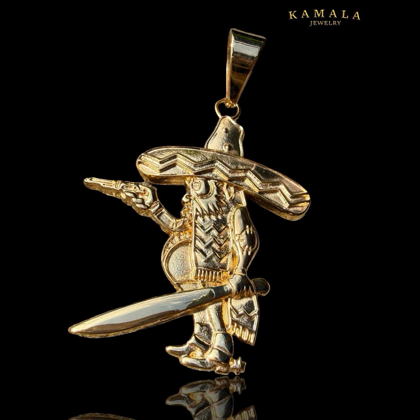 Bandidos FM Signature Anhänger – 6 cm Gold | Members Only