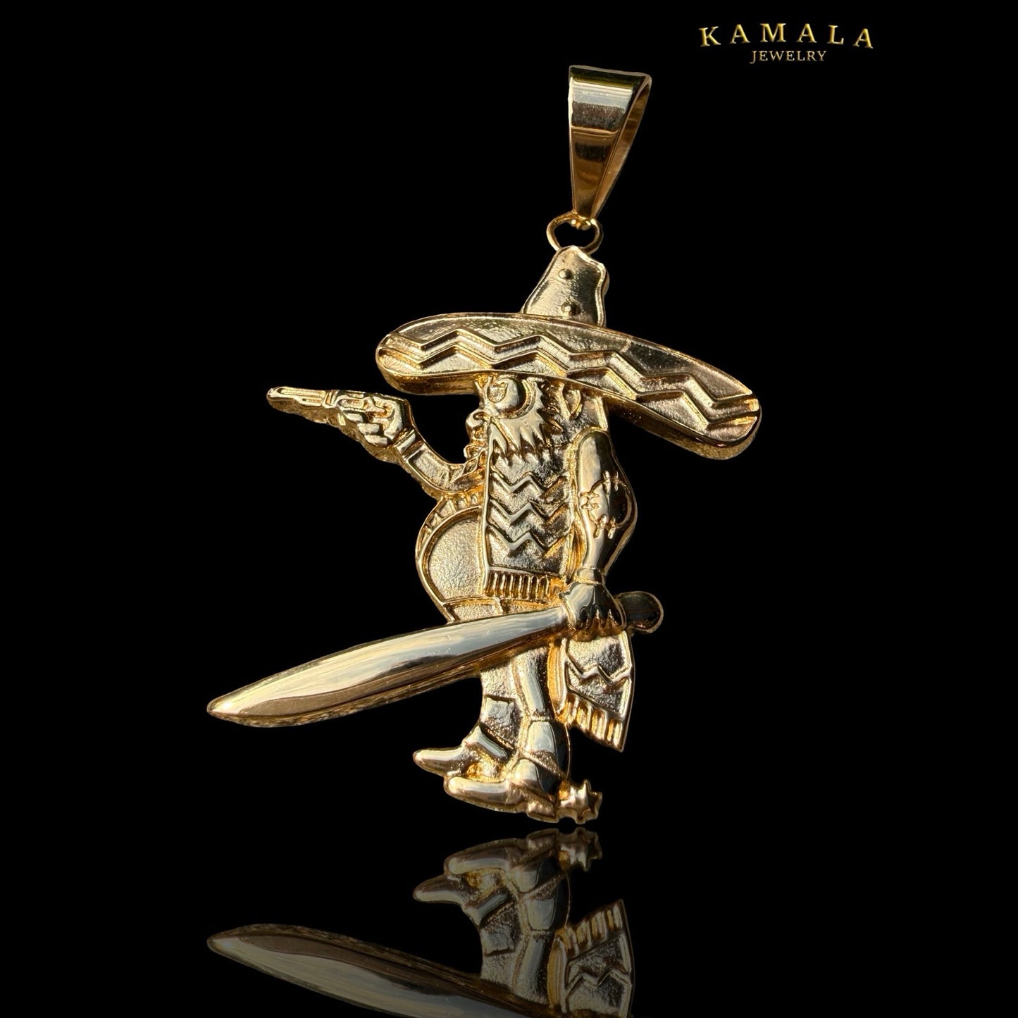 Bandidos FM Signature Anhänger – 6 cm Gold | Members Only