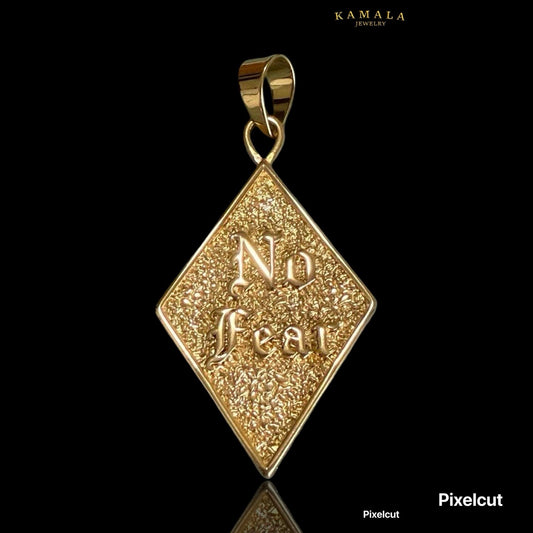 NEU - No Fear Anhänger - Gold