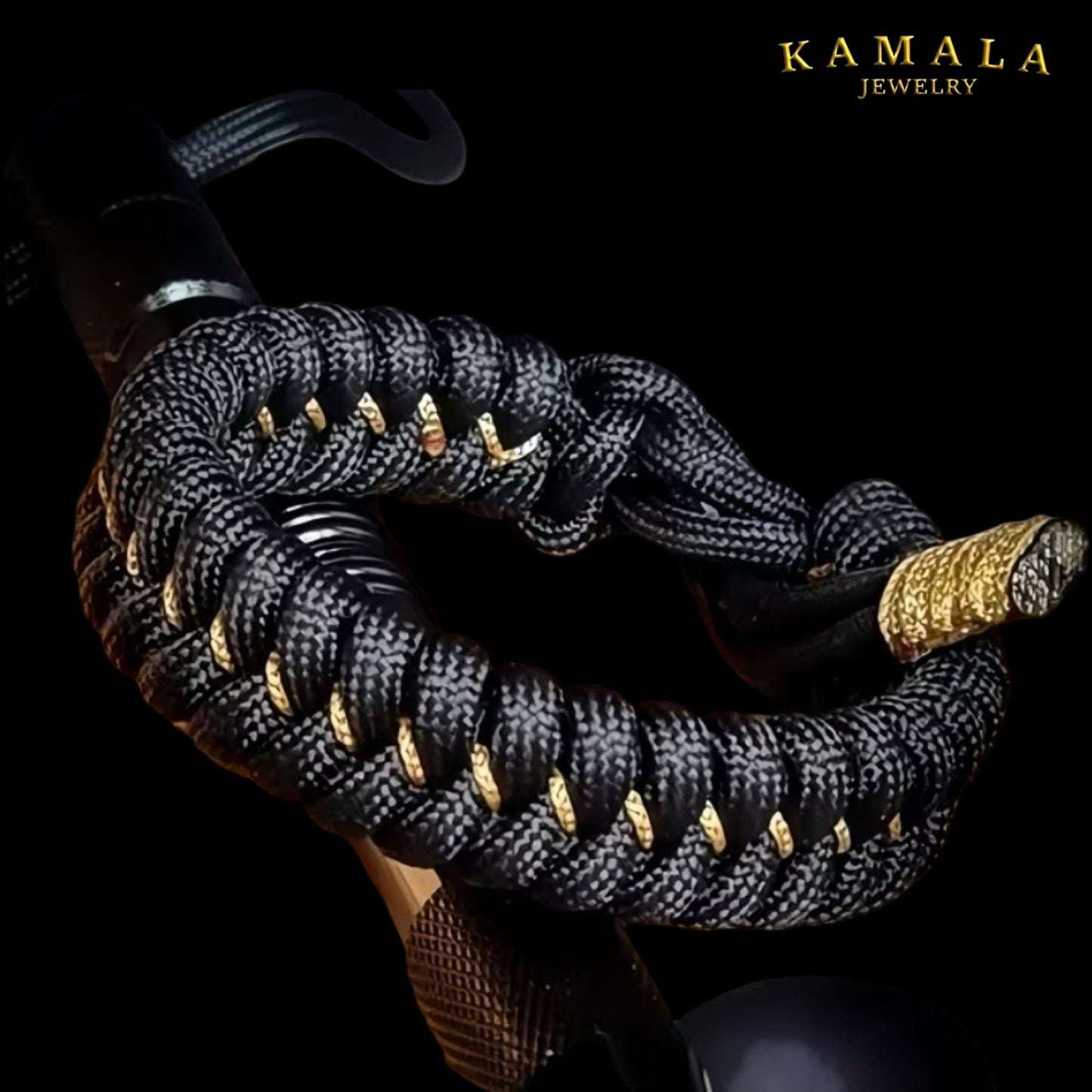 MadMax Armband – Schwarz &amp; Gold