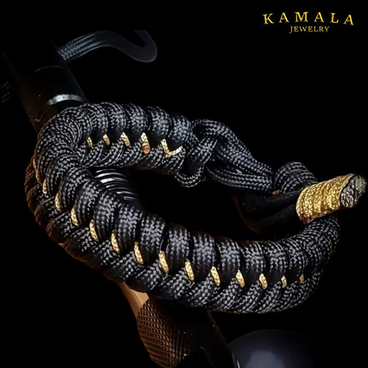 MadMax Armband – Schwarz & Gold