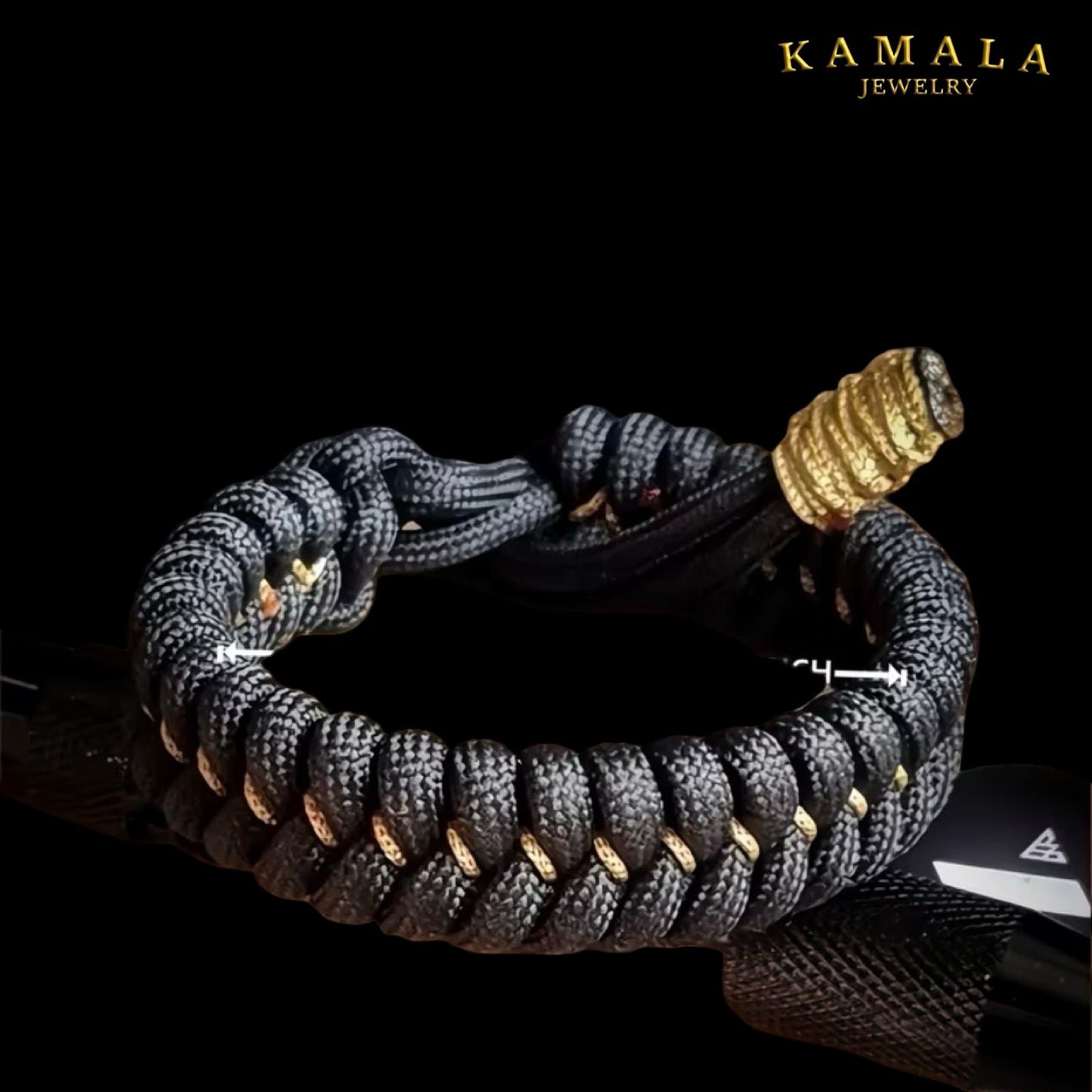 MadMax Armband – Schwarz &amp; Gold