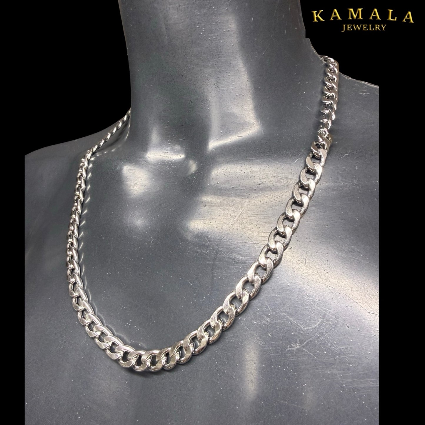 Premium Cuban Chain – Silber | 10 mm