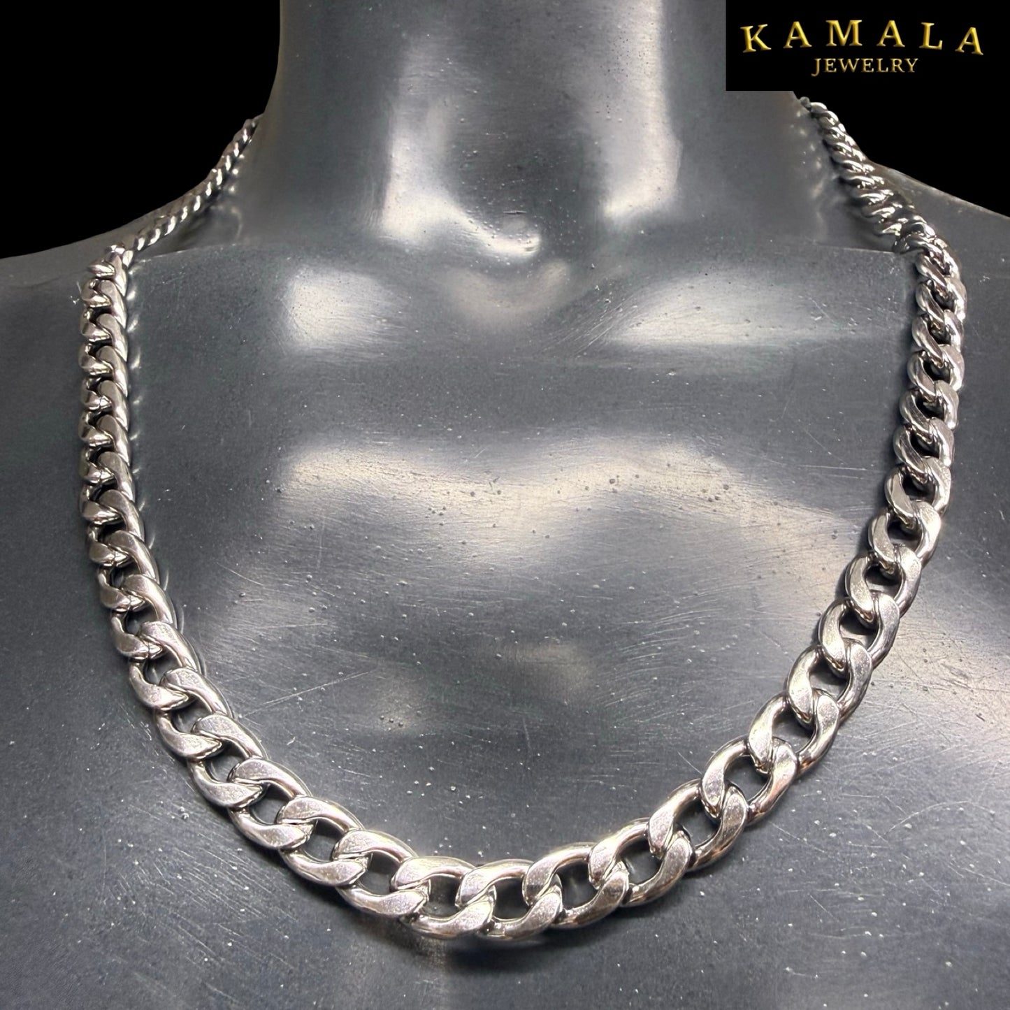 Premium Cuban Chain – Silber | 10 mm