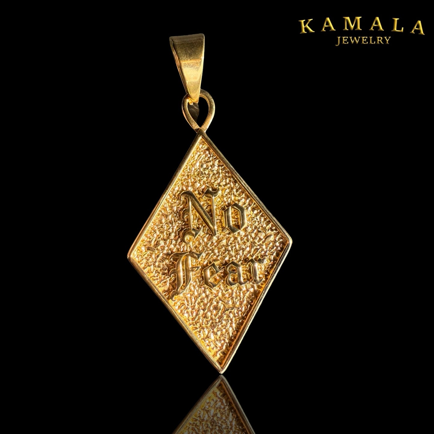 NEU - No Fear Anhänger - Gold