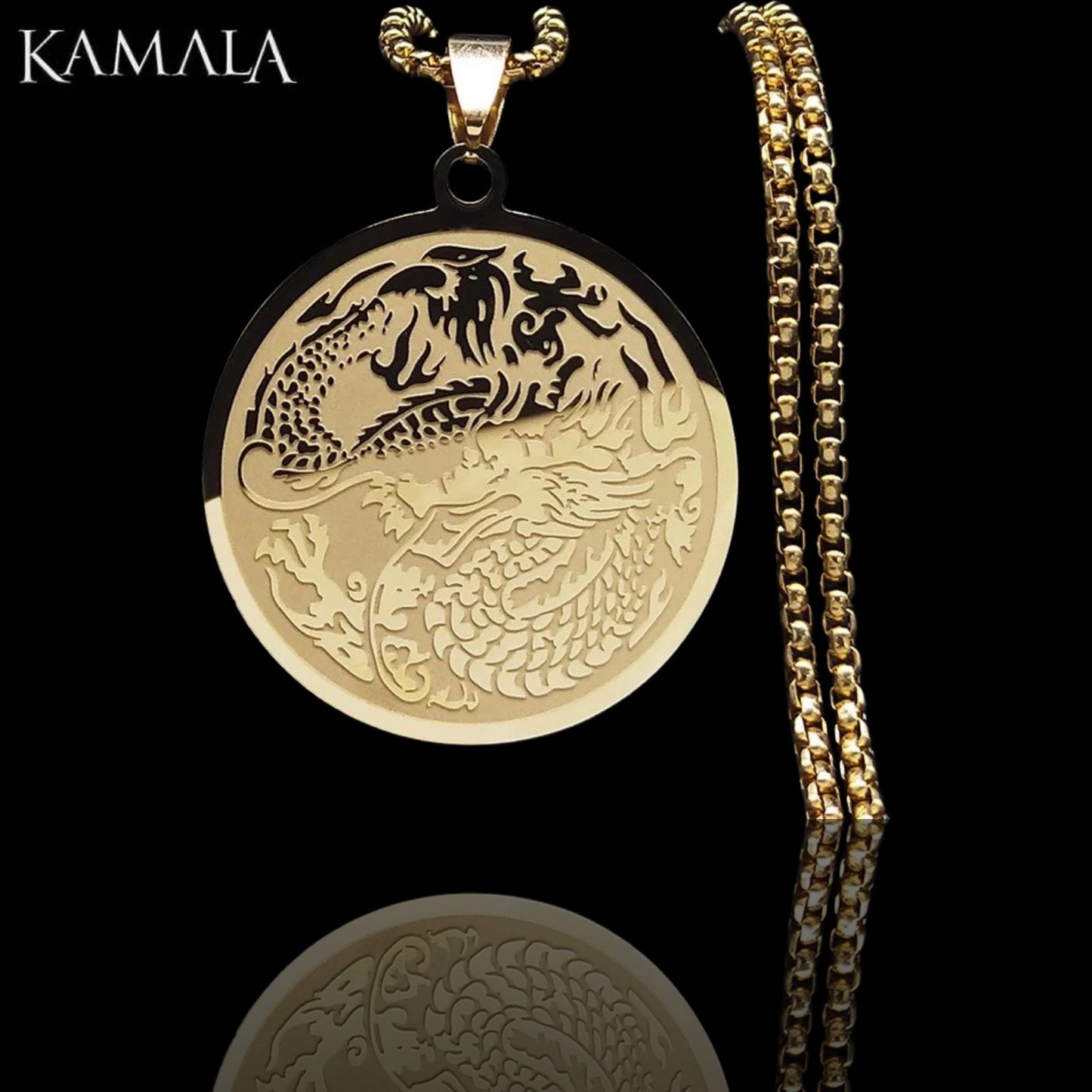 Anh nger Mit Chinesischer Drache Gold Kamala Jewelry anh-nger-mit-chinesischer-drache-gold-kamala-jewelry